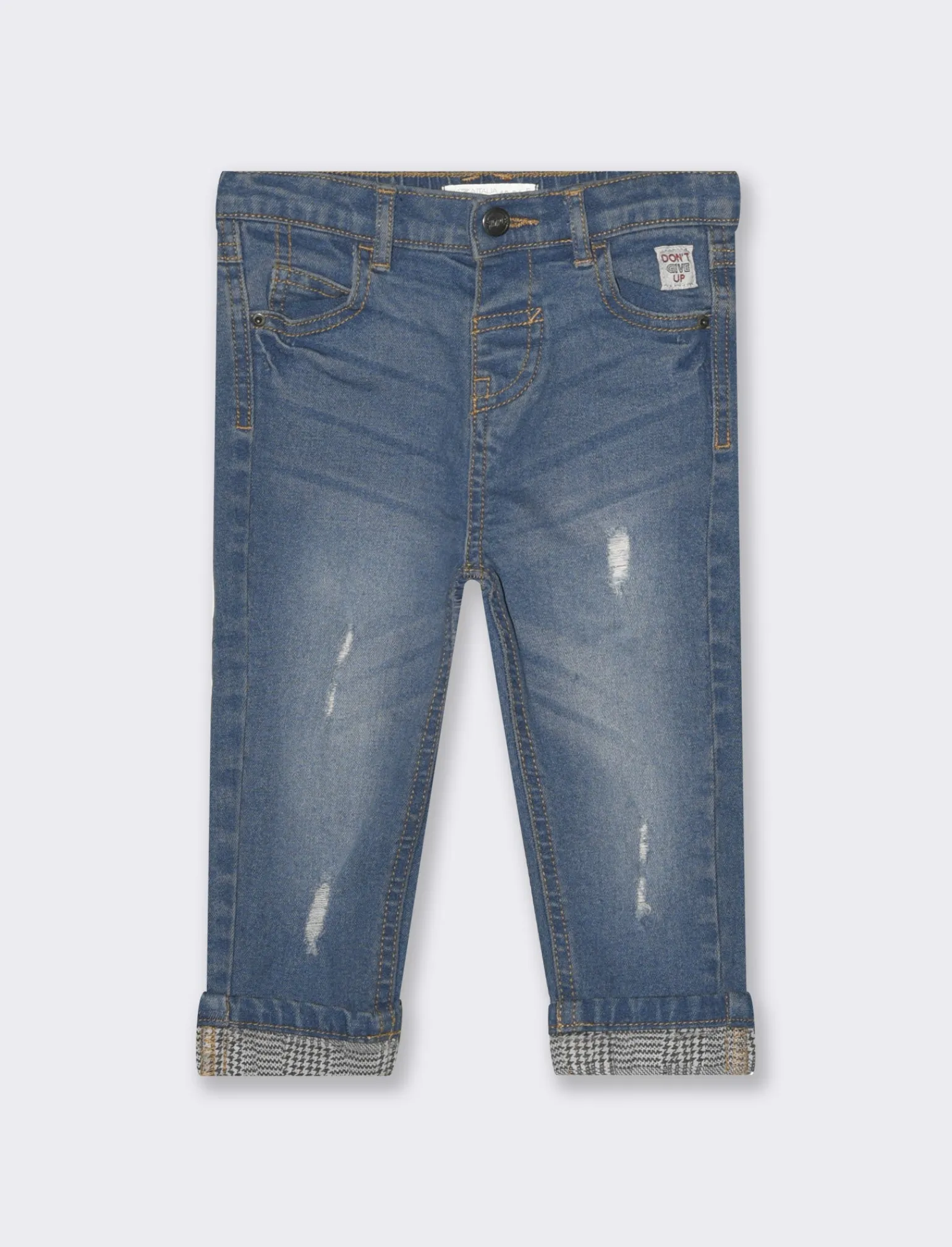 Piazza Italia Neonato | Jeans<Jeans con risvolto stampato - Denim