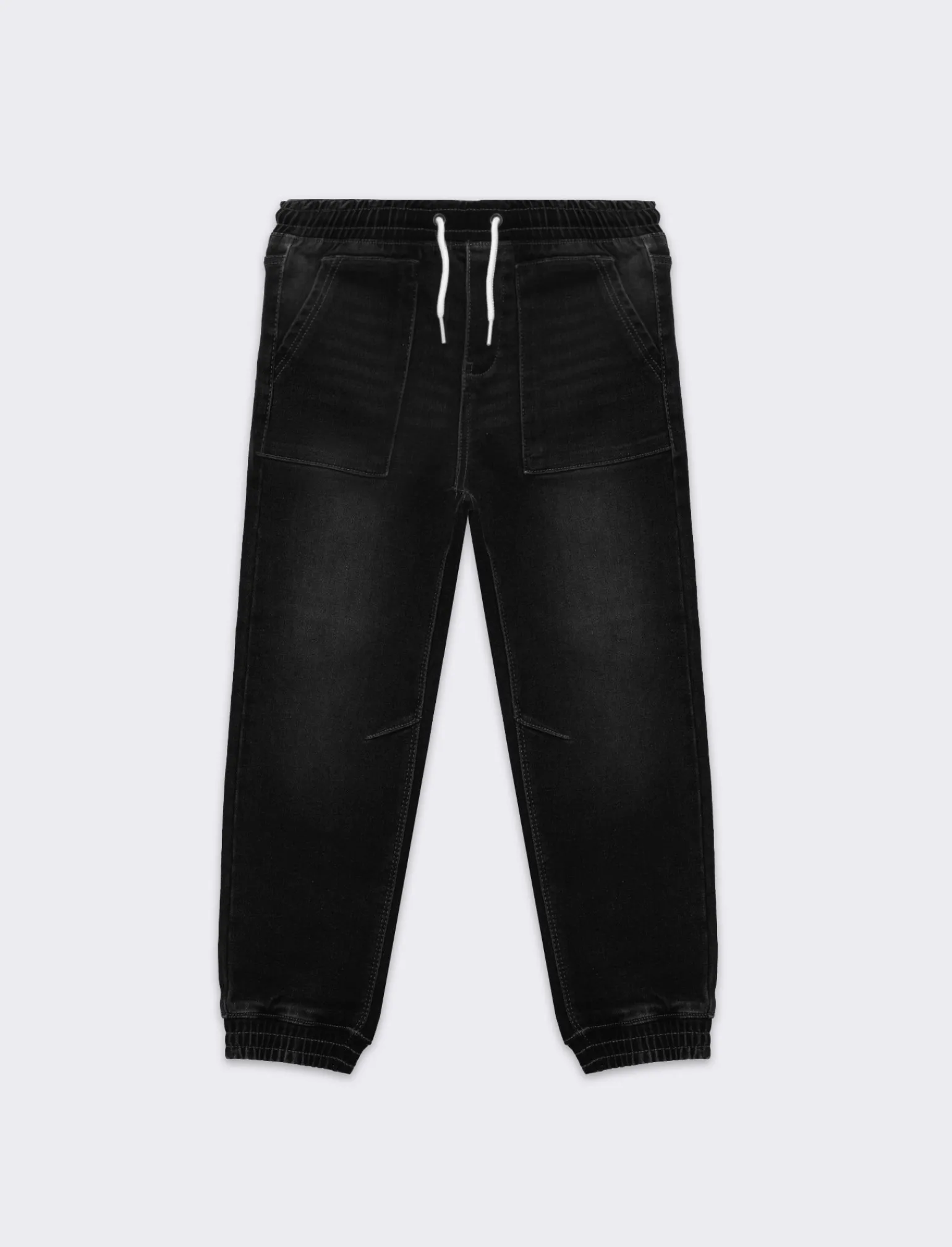 Bambino Piazza Italia Bambino | Jeans<Jeans modello jogger con lacci in vita stile casual -