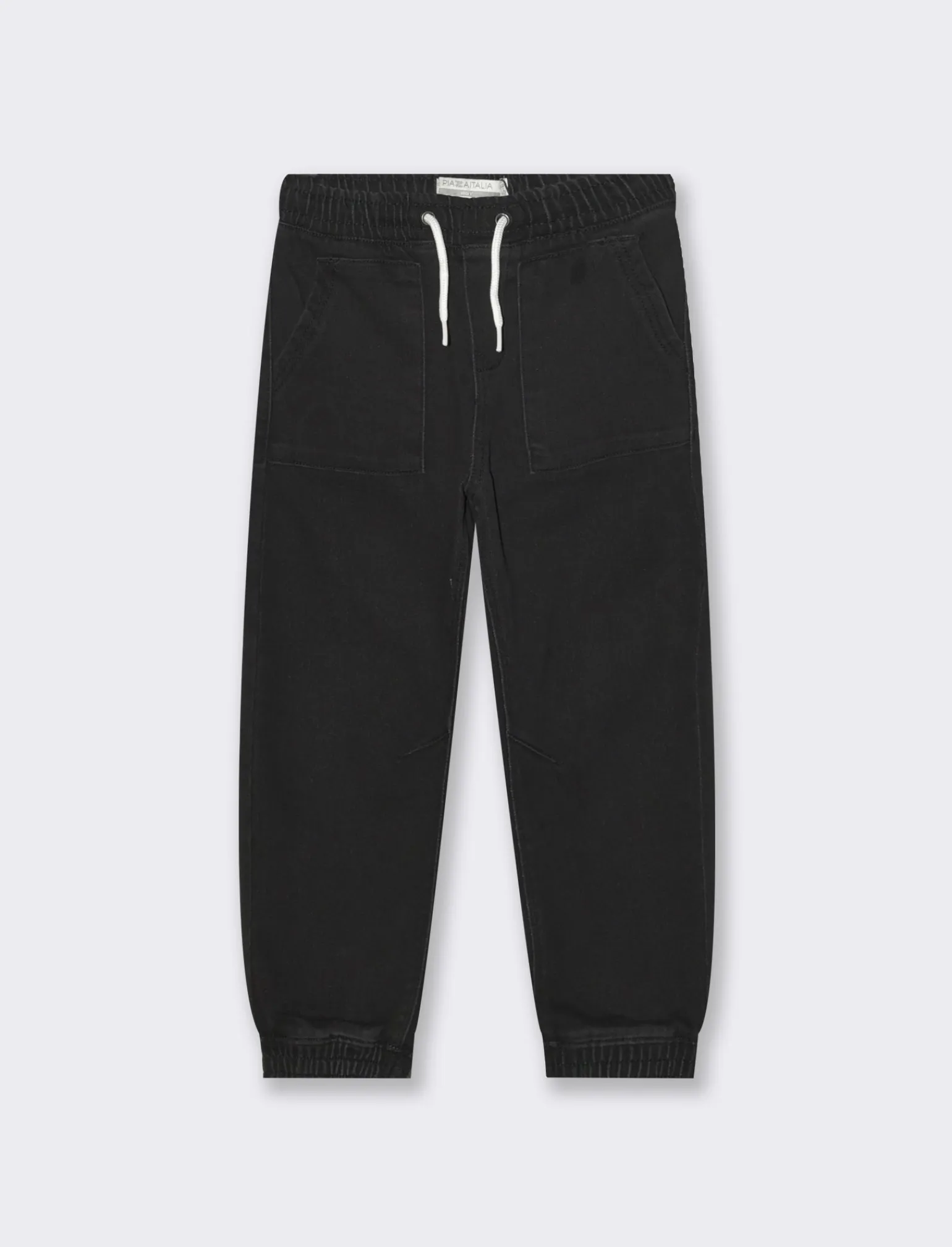 Bambino Piazza Italia Bambino | Jeans<Jeans modello jogger con lacci in vita stile casual -