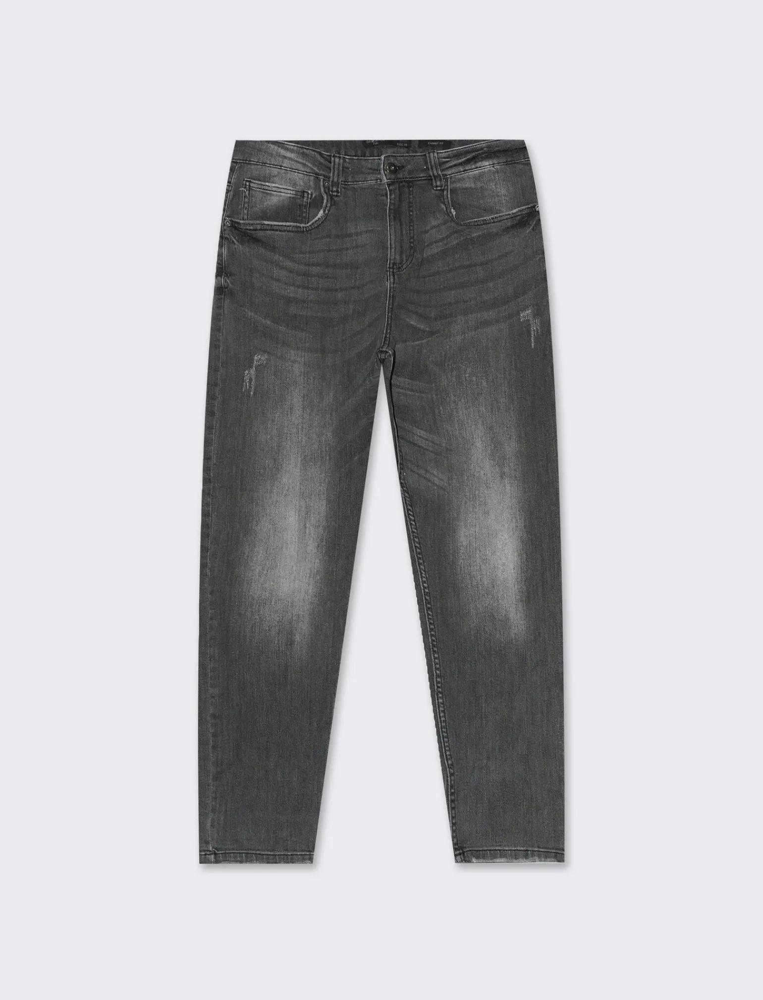 Uomo Piazza Italia Jeans<Jeans new carrot fit a cinque tasche stretch con strappi - Grigio