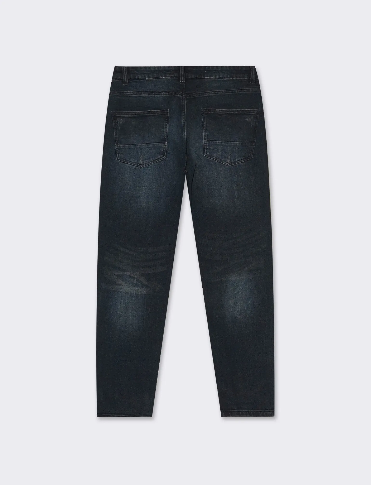 Uomo Piazza Italia Jeans<Jeans new carrot fit cinque tasche stretch con piccole abrasioni - DENIM SCURO