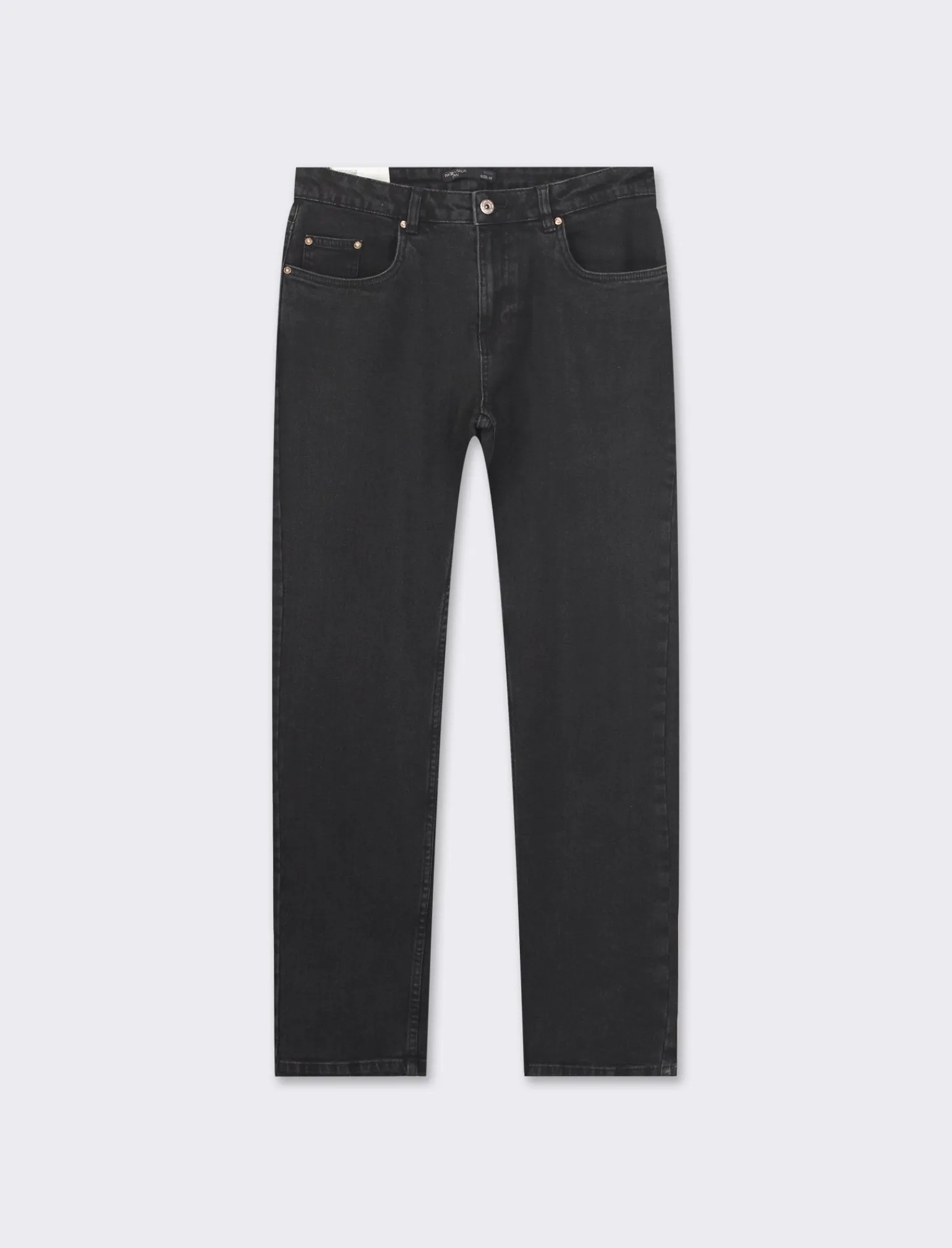 Uomo Piazza Italia Jeans<Jeans regular fit a cinque tasch in tessuto denim stretch.Chiusura anteriore con cernierae bottone. -