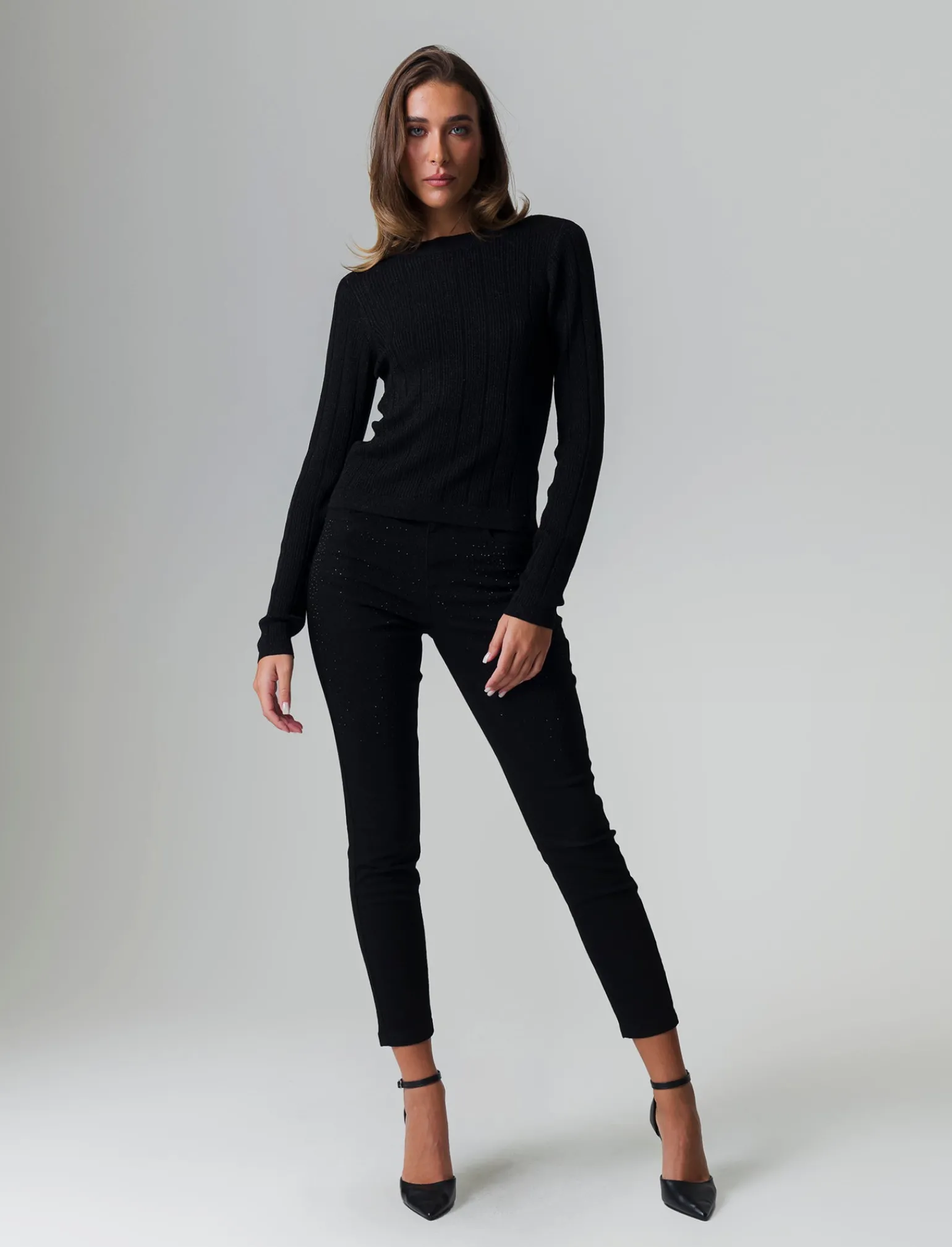 Donna Piazza Italia Jeans<Jeans skinny 5 tasche chiusura con bottoni e cerniera in metallo -