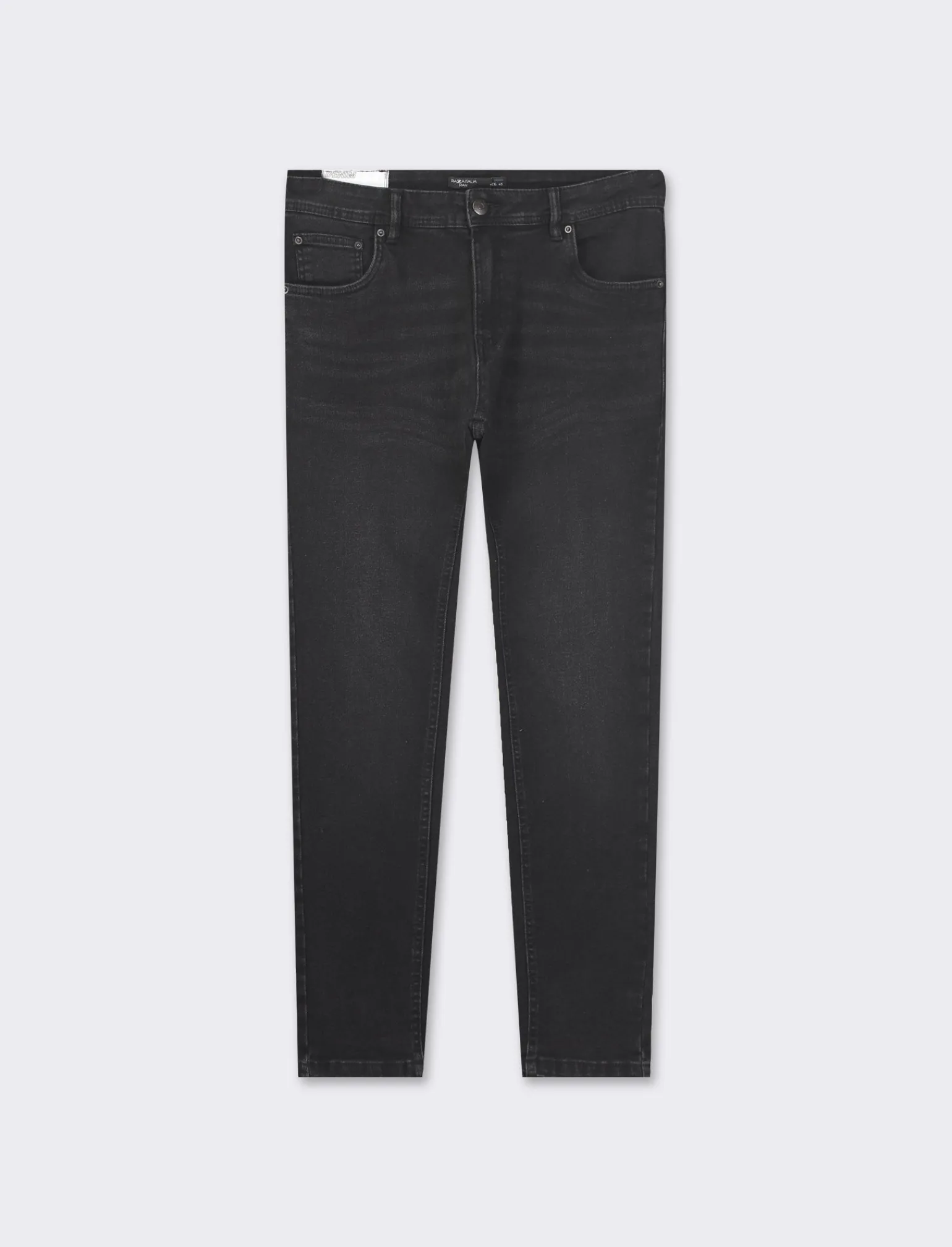 Uomo Piazza Italia Jeans<Jeans skinny fit cinque tasche in essuto denim super stretch effetto slavato. Chiusura anteriore con -