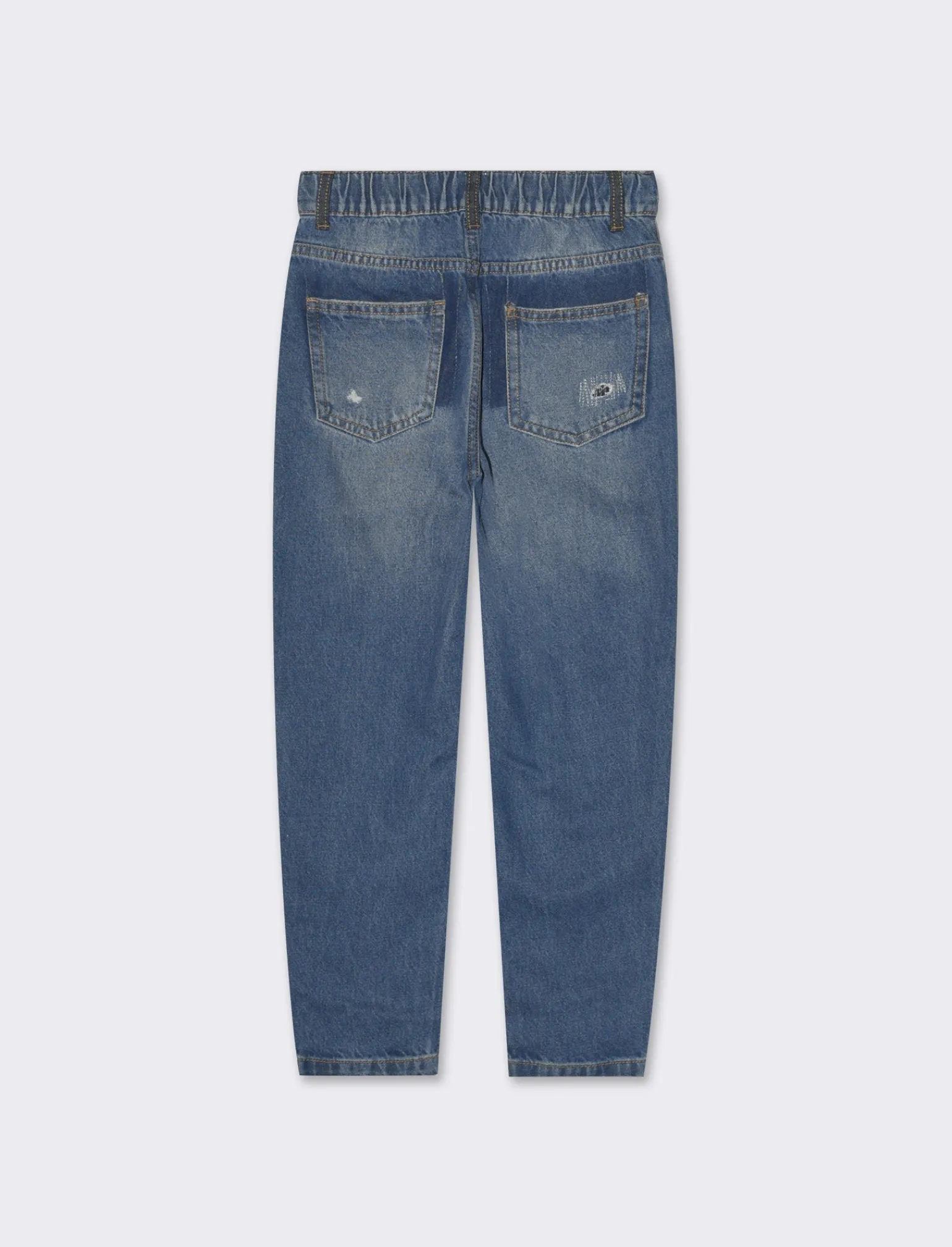 Bambino Piazza Italia Bambino | Jeans<Jeans tapered con vita regolabile - Denim