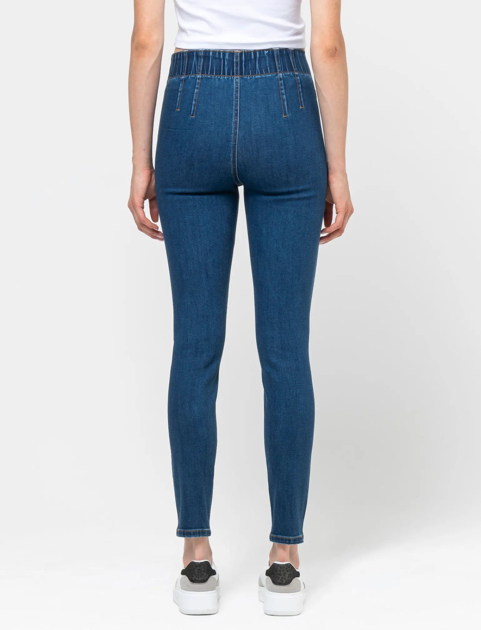 Donna Piazza Italia Donna | Jeans<Jeggings high waist vestibilità skinny - Denim