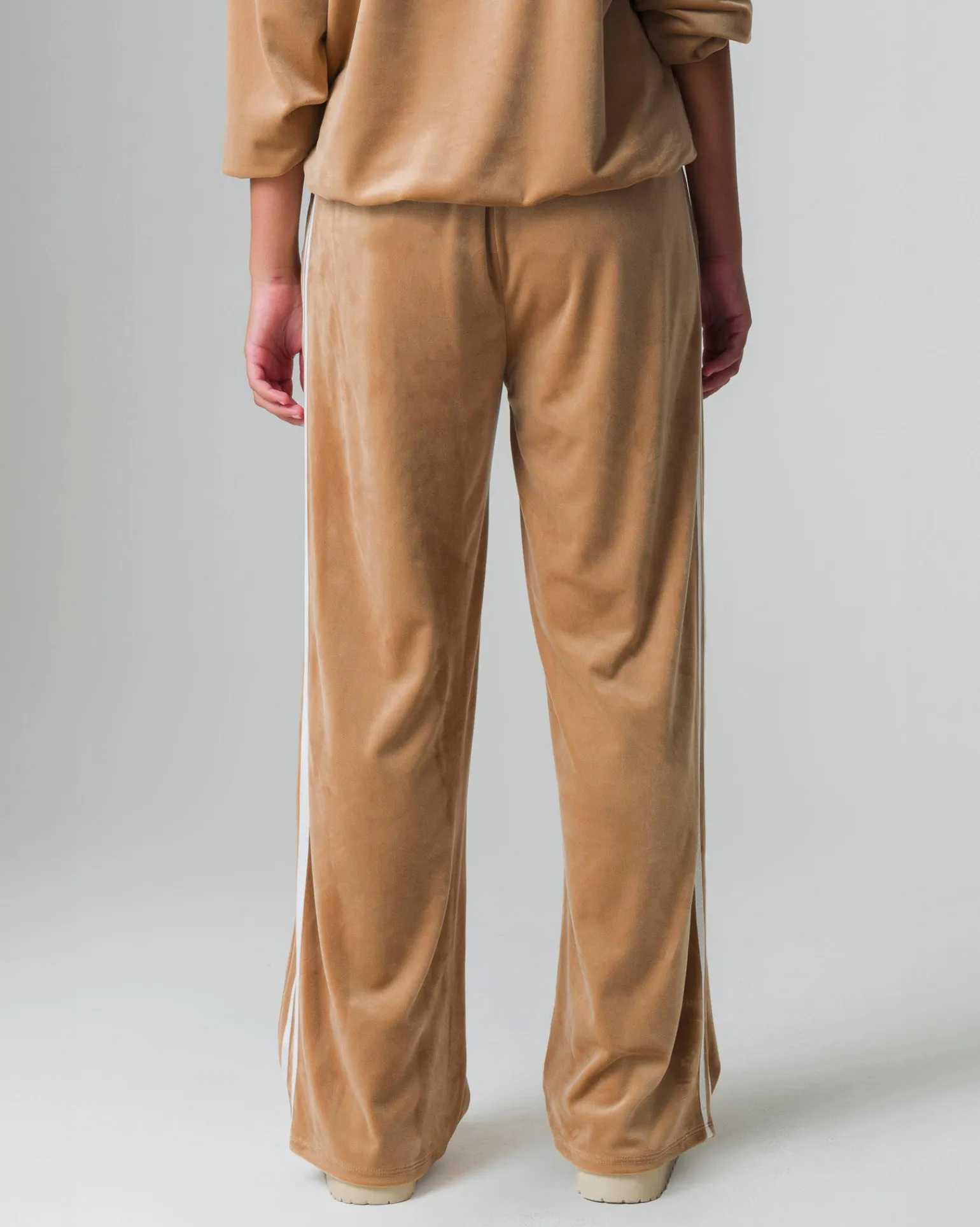 Donna Piazza Italia Pantaloni<Jogger basico con elastico in vita e tasche a taglio sui fianchi - Cammello