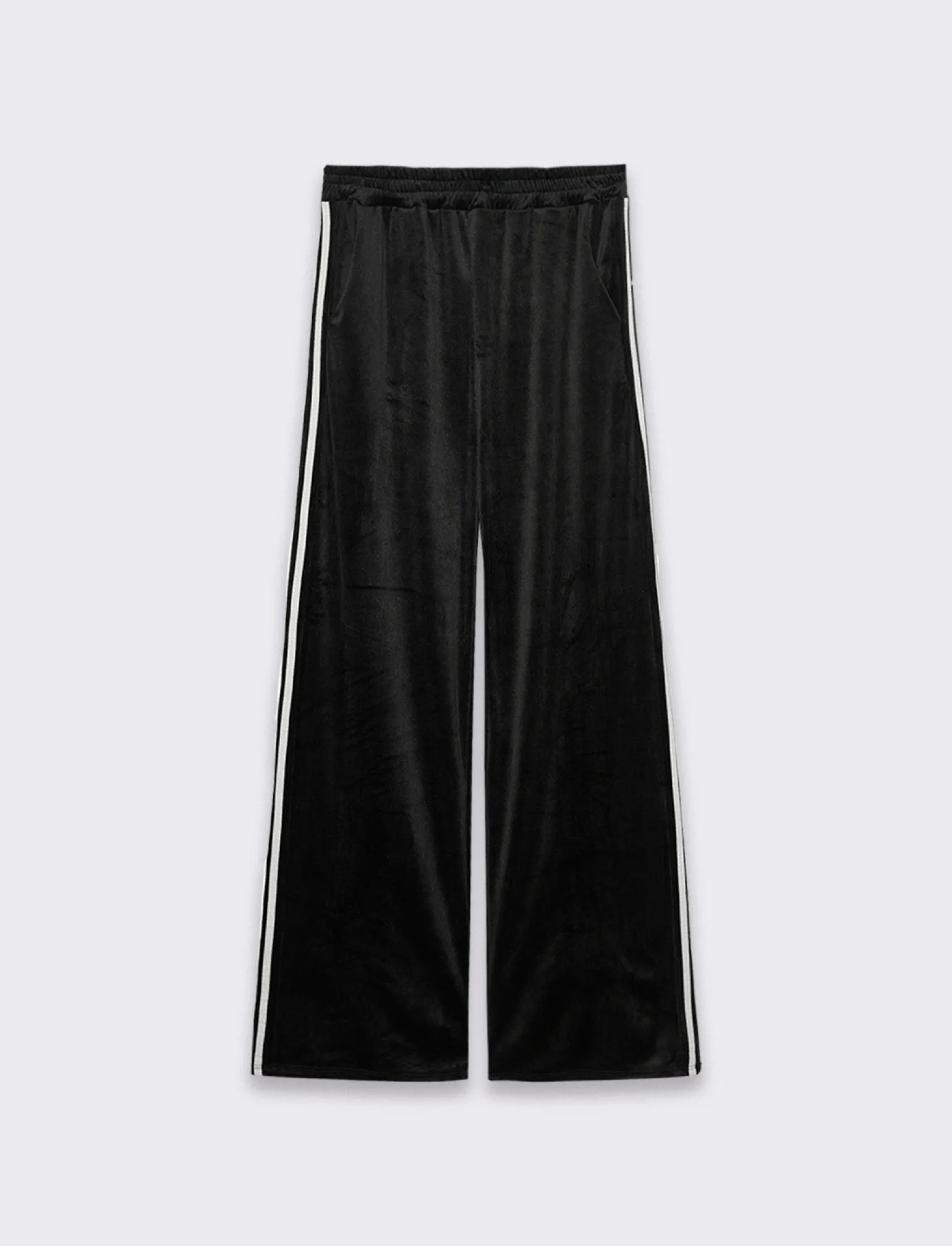 Donna Piazza Italia Donna | Pantaloni<Jogger basico con elastico in vita e tasche a taglio sui fianchi -