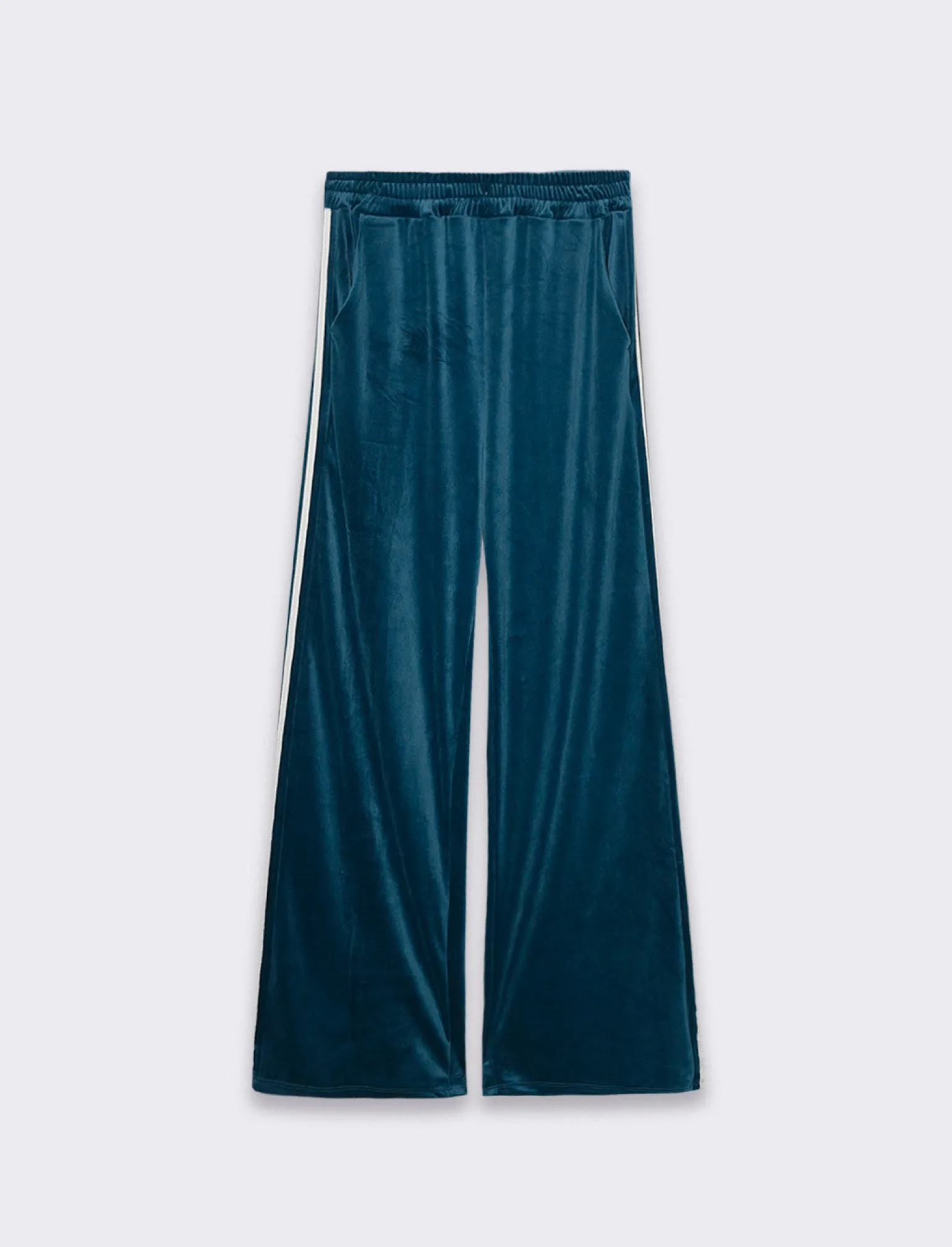 Donna Piazza Italia Pantaloni<Jogger basico con elastico in vita e tasche a taglio sui fianchi - Ottanio