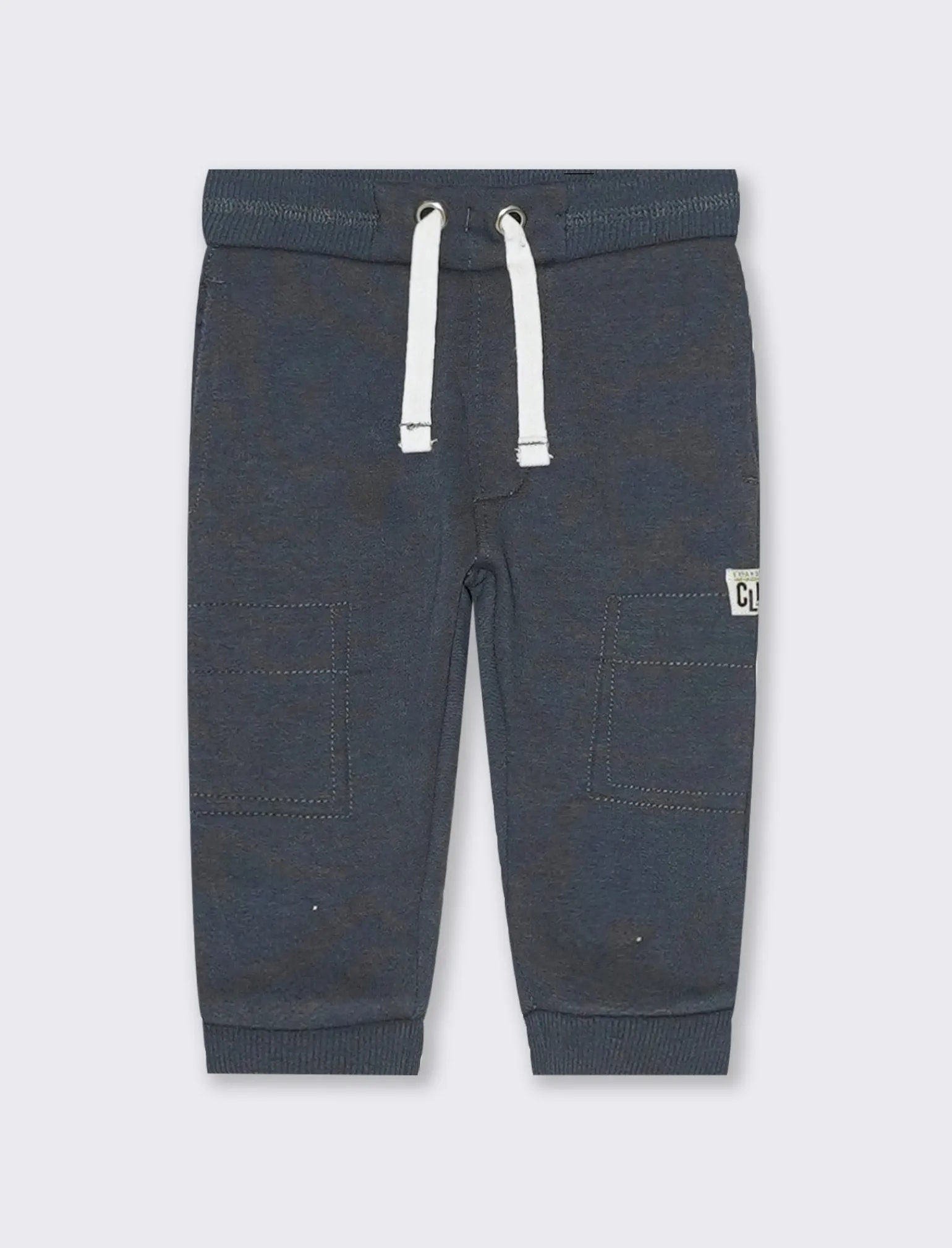 Piazza Italia Neonato | Pantaloni<Jogger con coulisse e applicazione patch - Blu