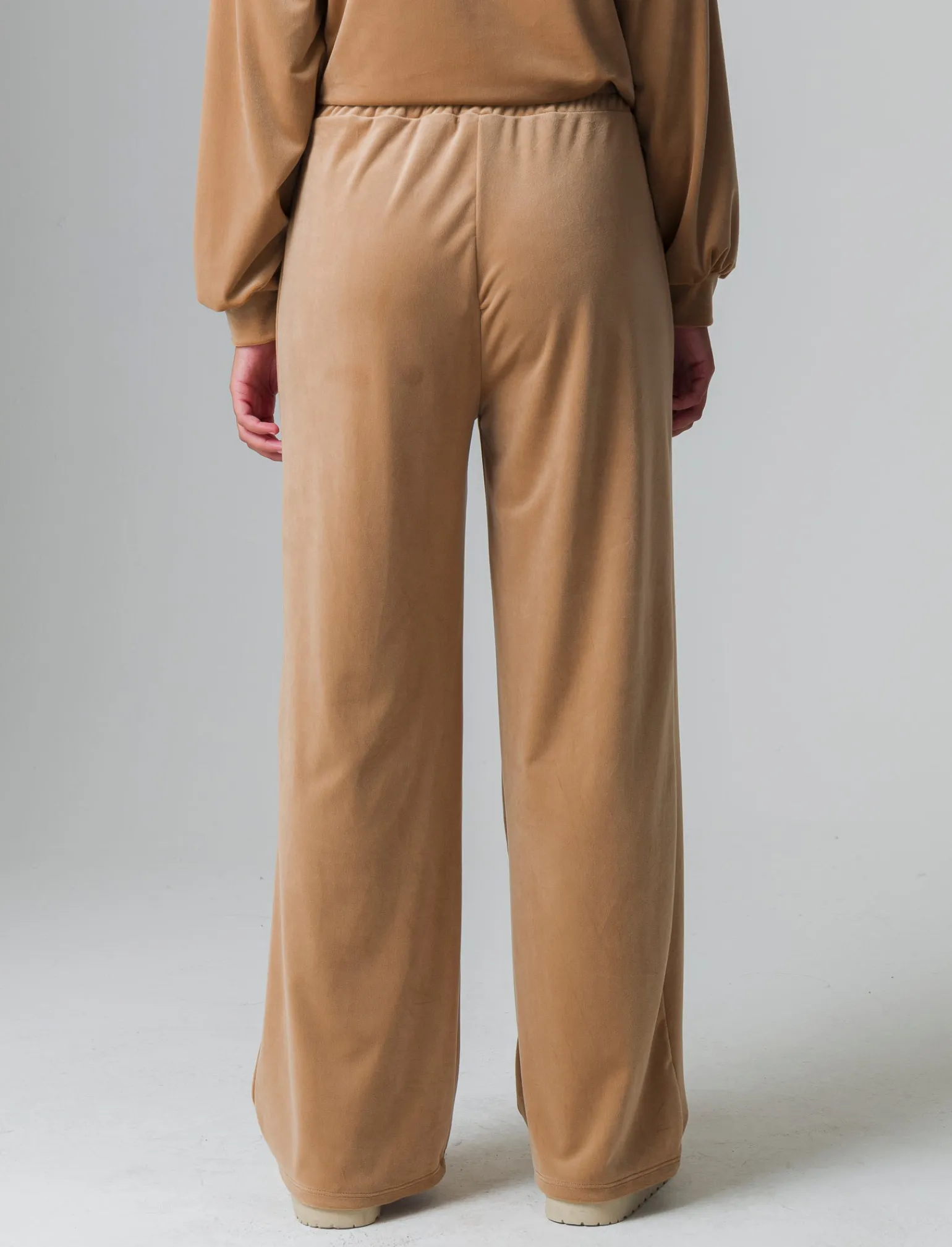 Donna Piazza Italia Donna | Pantaloni<Jogger con elastico in vita e coulisse vestibilità regular - Cammello