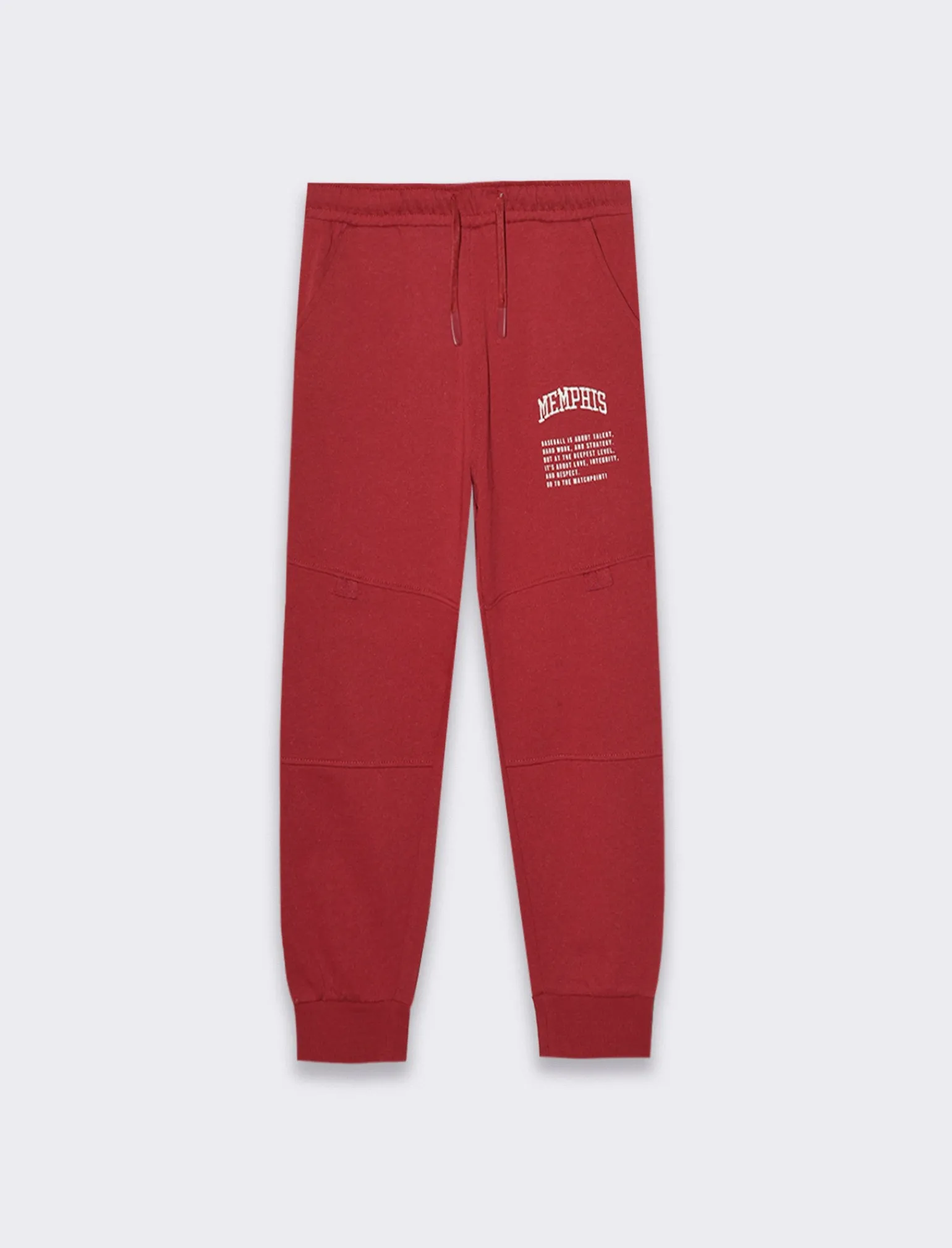 Bambino Piazza Italia Leggings E Jogger<Jogger con ricamo laterale da bambino - Bordeaux