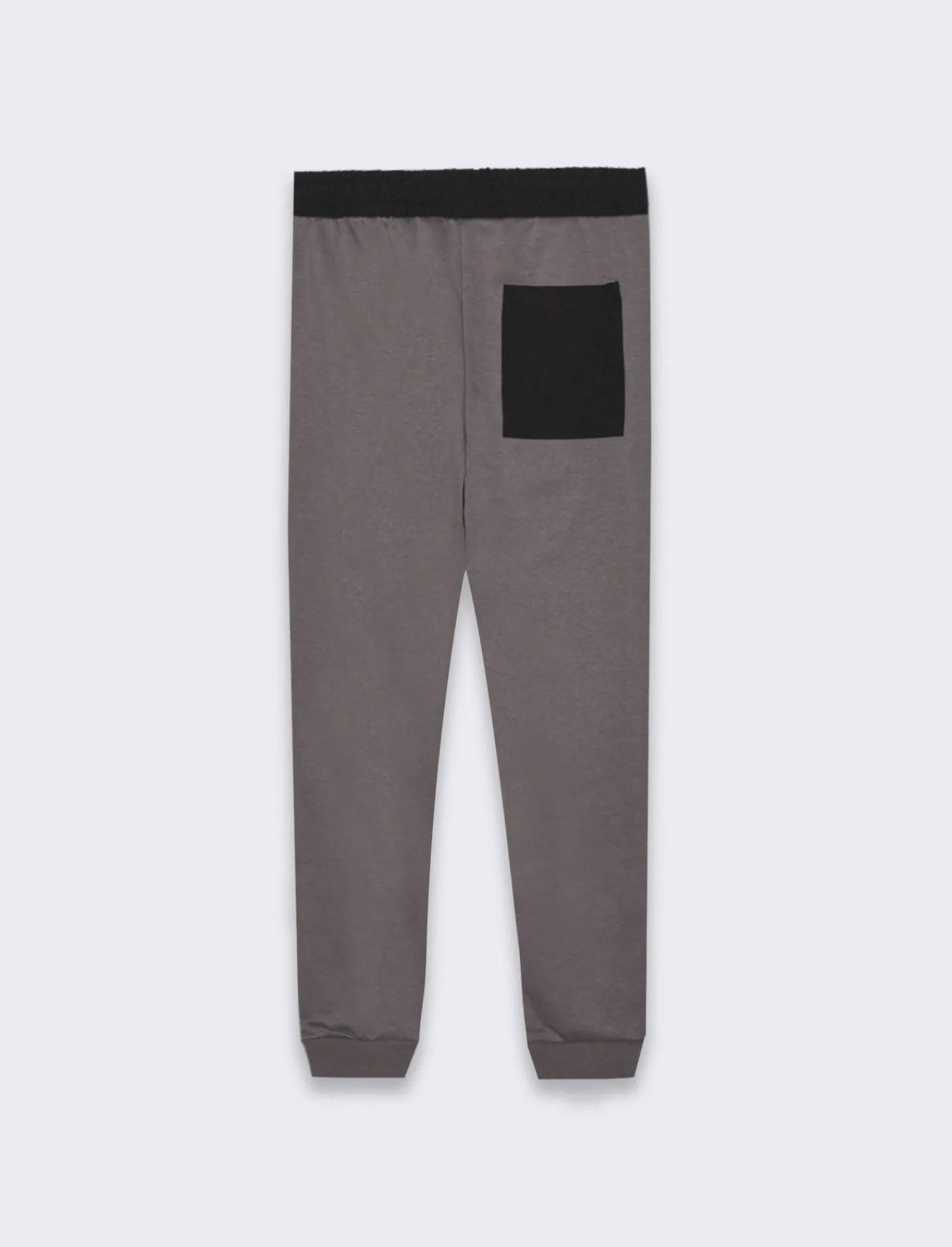 Bambino Piazza Italia Bambino | Leggings E Jogger<Jogger da bambino in felpa garzata con tagli in tessuto a contrasto - Grigio antracite