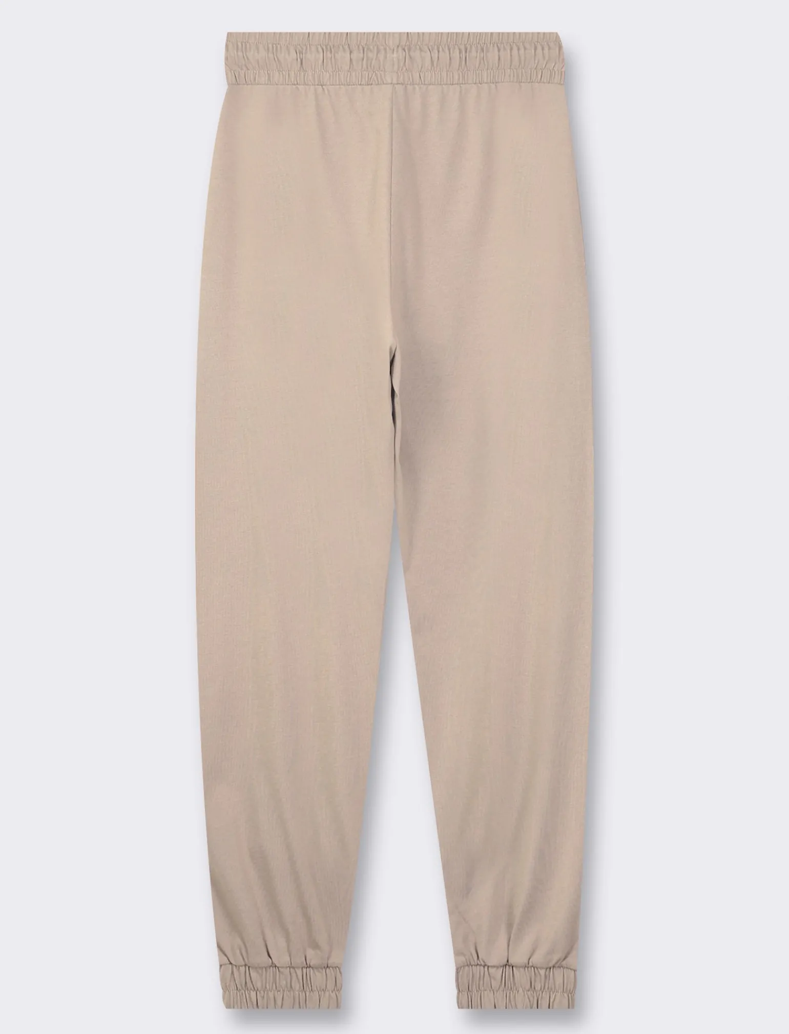 Donna Piazza Italia Donna | Pantaloni<Jogger in cotone, con coulisse ed elastico al fondo - Sabbia