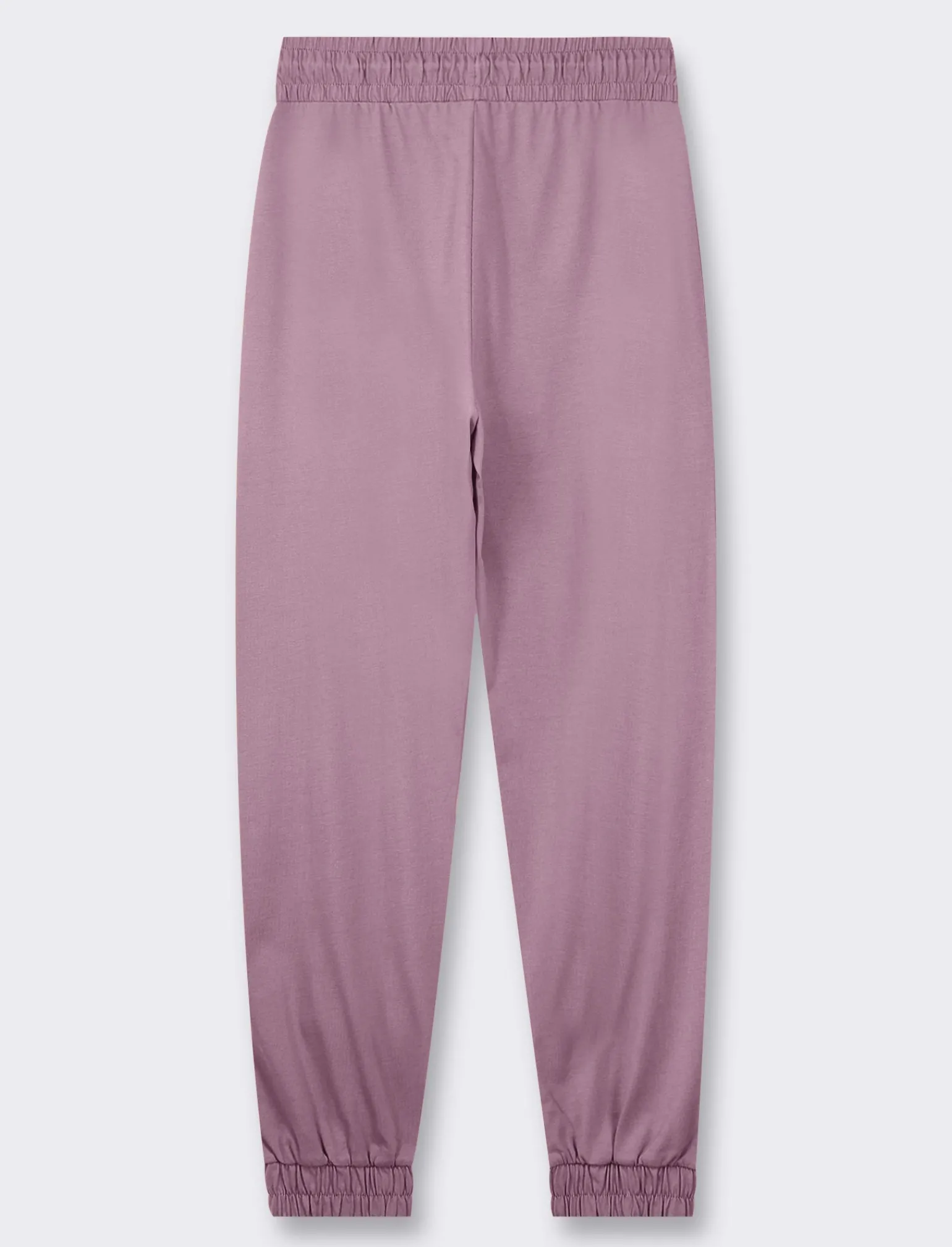 Donna Piazza Italia Donna | Pantaloni<Jogger in cotone, con coulisse ed elastico al fondo - malva