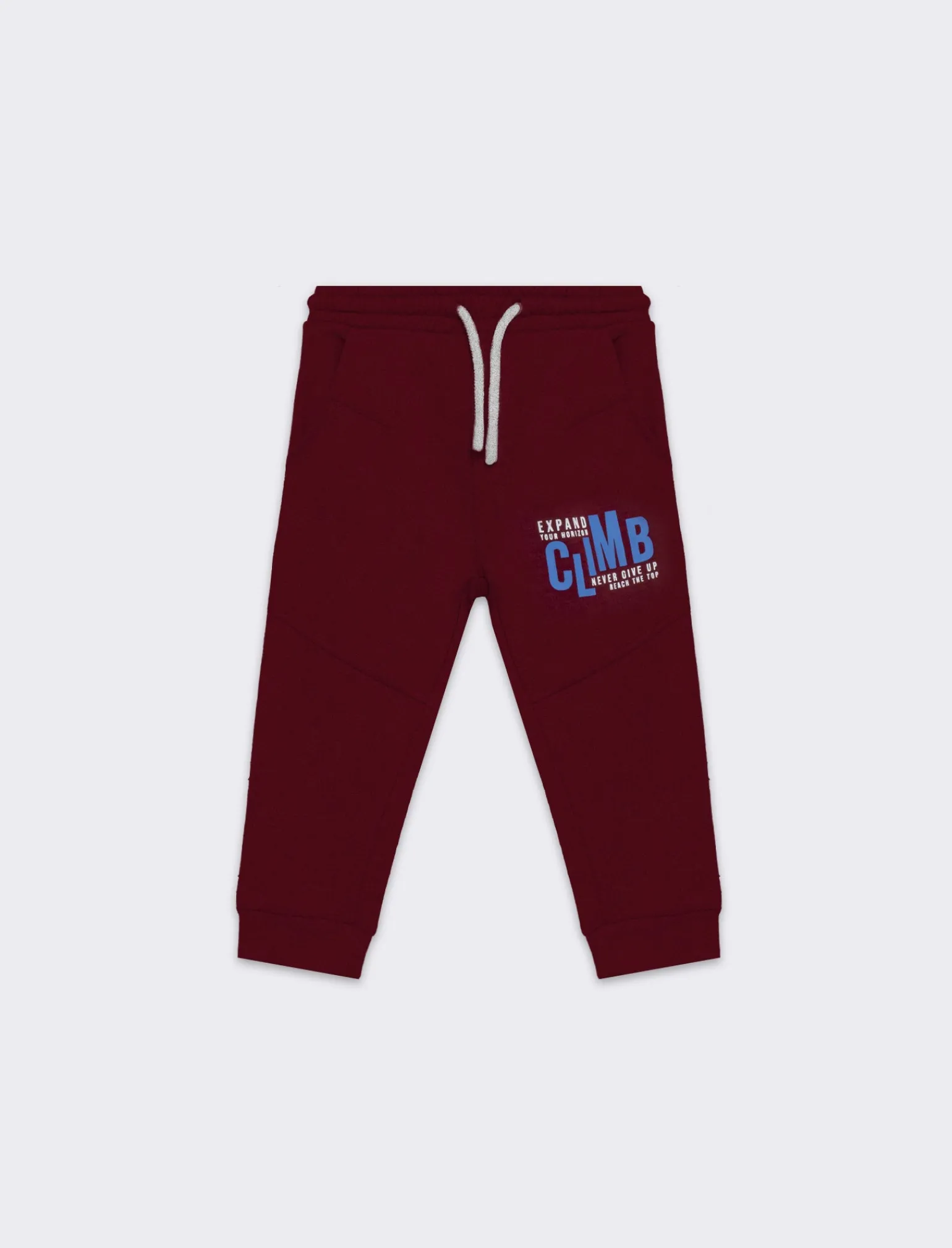 Piazza Italia Neonato | Pantaloni<Jogger in felpa garzataÂ con mini stampe - Bordeaux