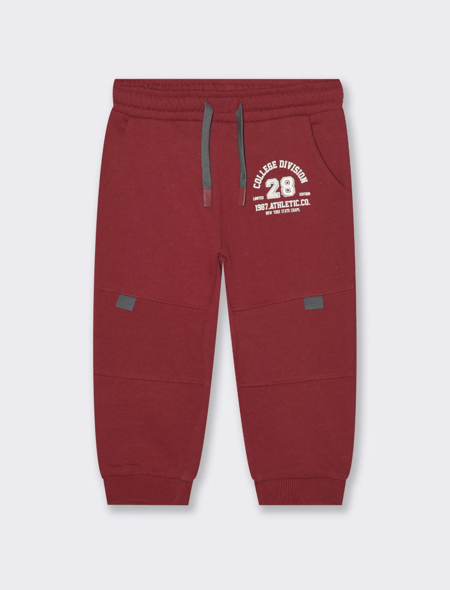 Piazza Italia Neonato | Pantaloni<Jogger in felpa stile college da neonato - Bordeaux