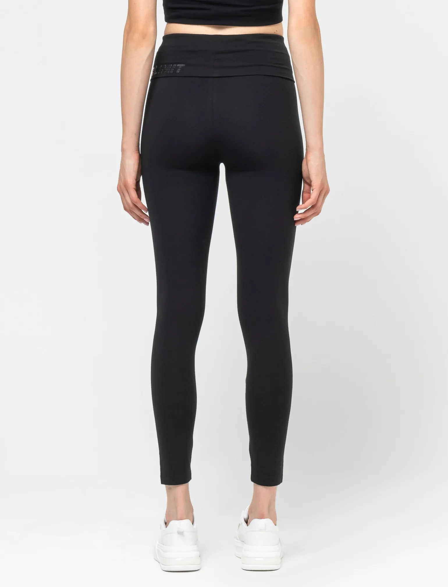 Donna Piazza Italia Donna | Pantaloni<Legging basico con bustino alto risvoltato e stampa - var 1