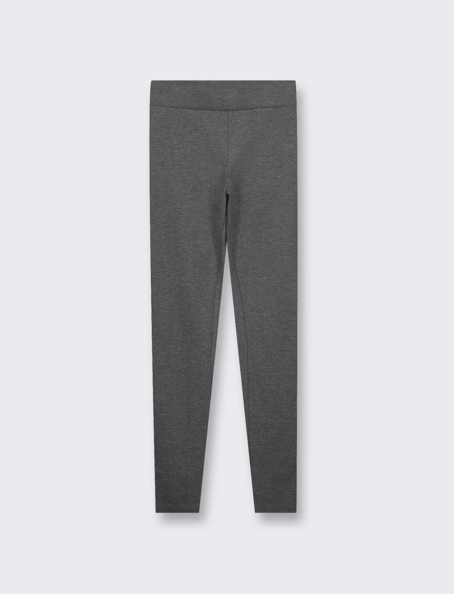Donna Piazza Italia Donna | Pantaloni<Legging basico in punto milano e tasche sul retro - Antracite melange