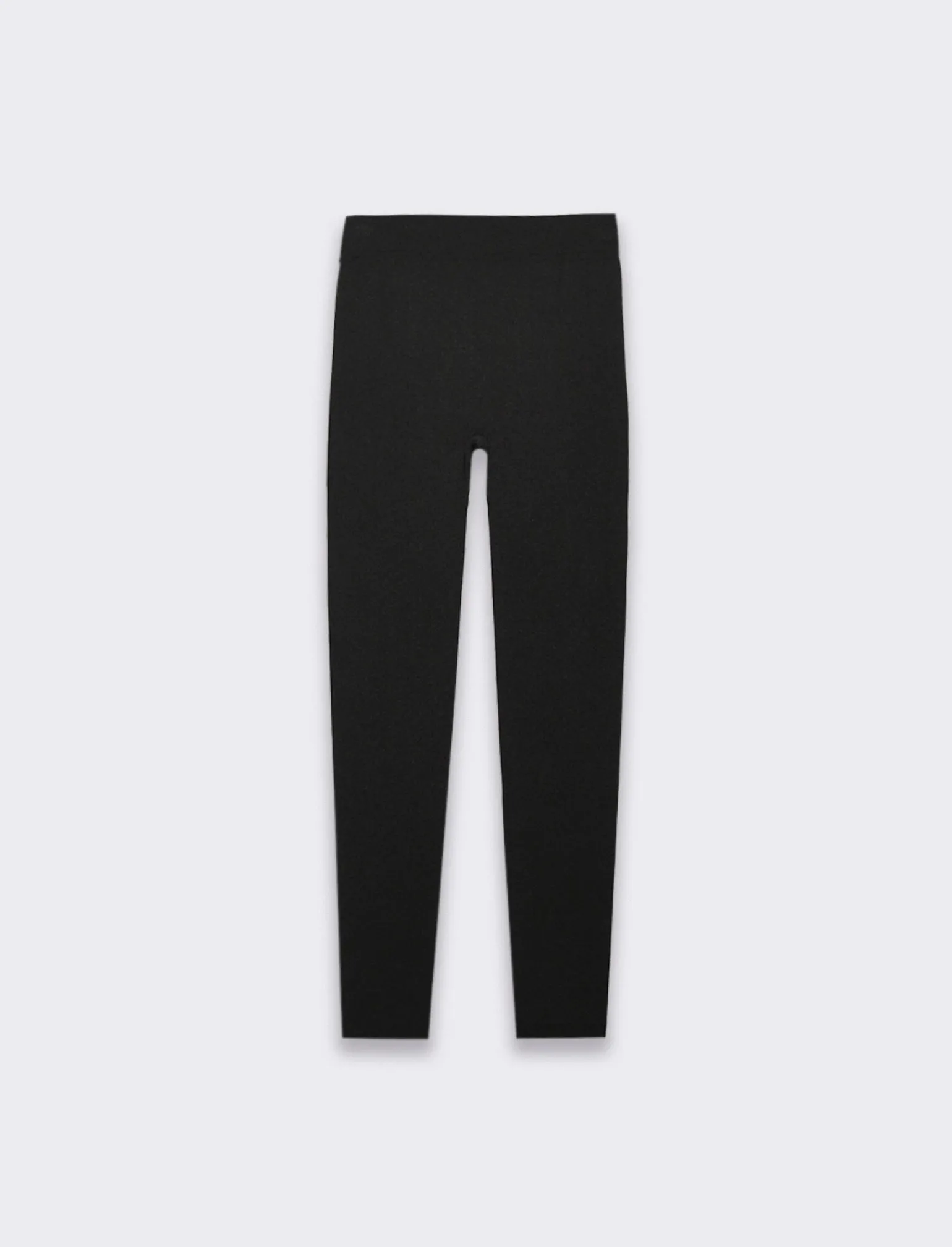 Donna Piazza Italia Pantaloni<Legging basico in tessuto di maglia garzato - Nero