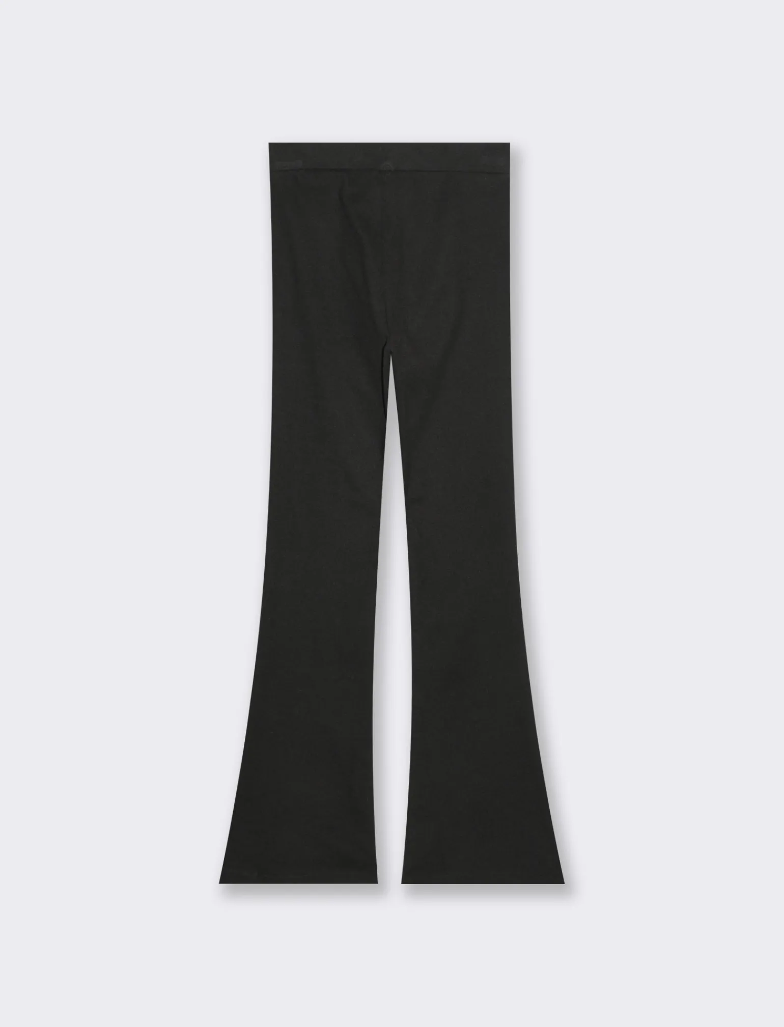 Donna Piazza Italia Donna | Pantaloni<Legging fantasia in punto milano modello flare con zip sul fianco -
