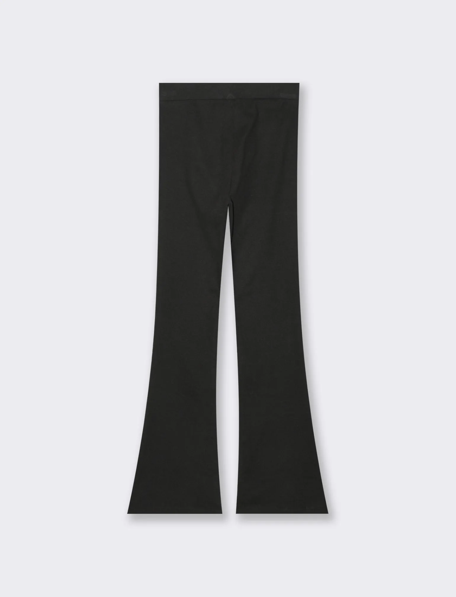 Donna Piazza Italia Donna | Pantaloni<Legging fantasia in punto milano modello flare con zip sul fianco -