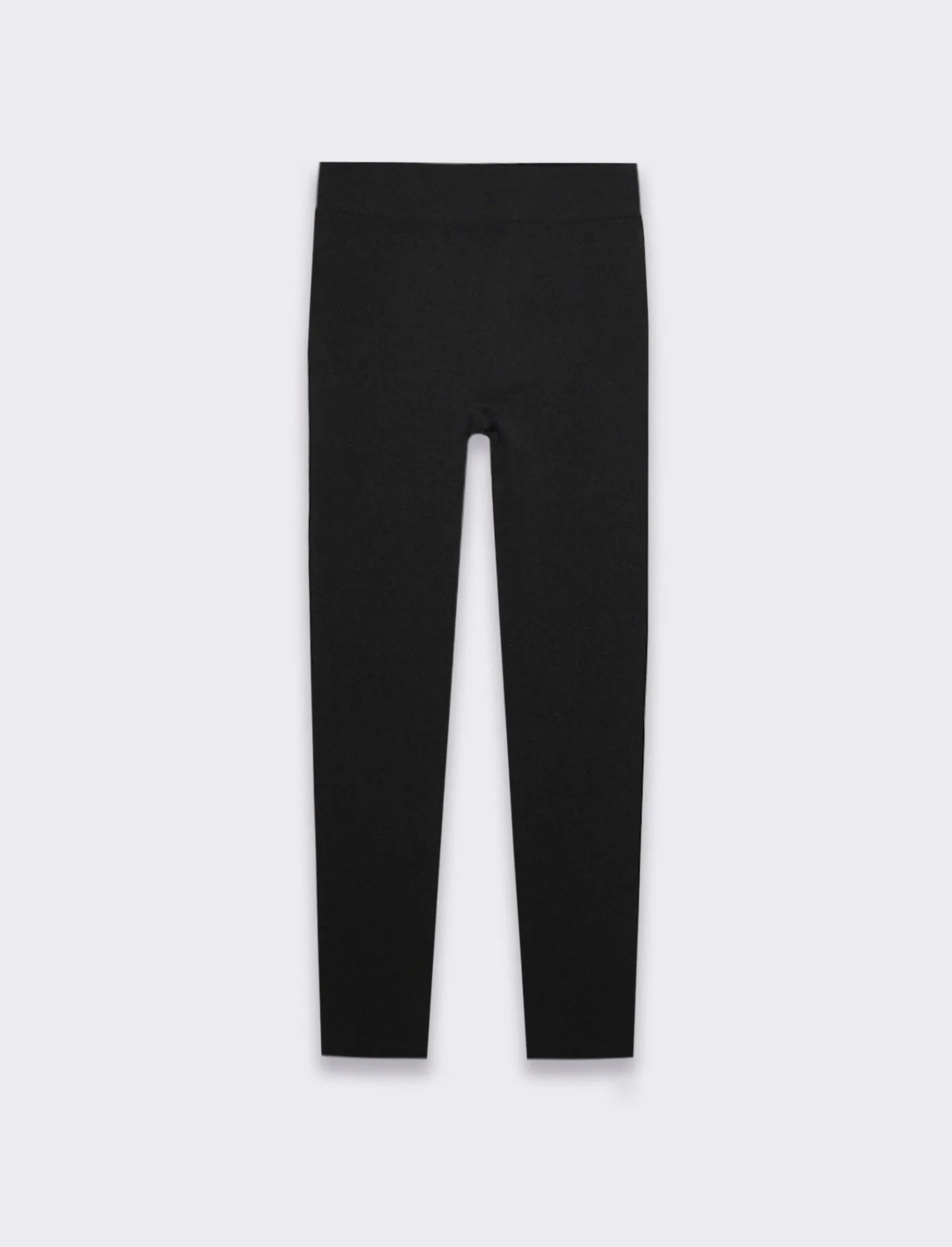 Donna Piazza Italia Donna | Pantaloni<Legging in tessuto di maglia garzato - Nero