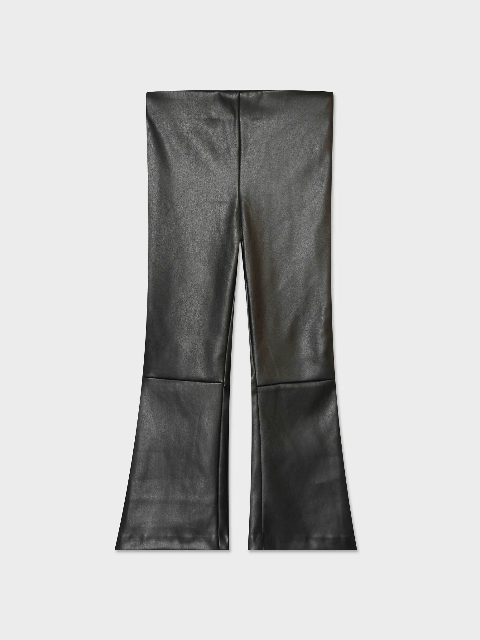 Piazza Italia Bambina | Leggings E Jogger<Leggings a zampa in finta pelle con zip invisibile -