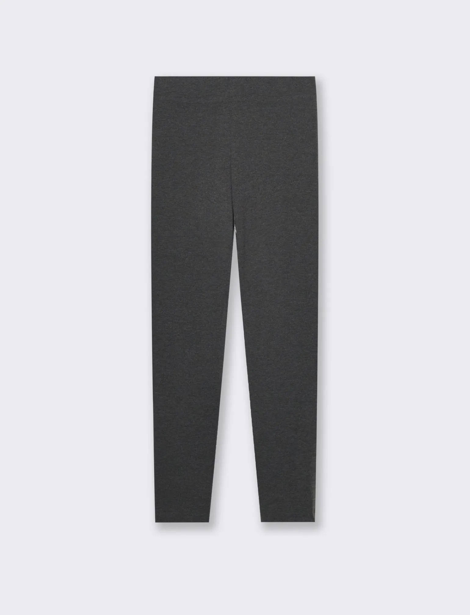 Donna Piazza Italia Donna | Pantaloni<Leggings in jersey di cotone elastico smerigliato - Antracite melange