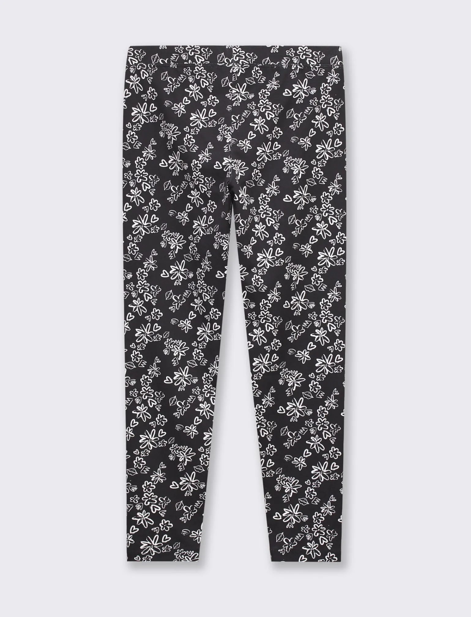 Piazza Italia Bambina | Leggings E Jogger<Leggings stampato in cotone elasticizzato da bambina, vestibilità slim -