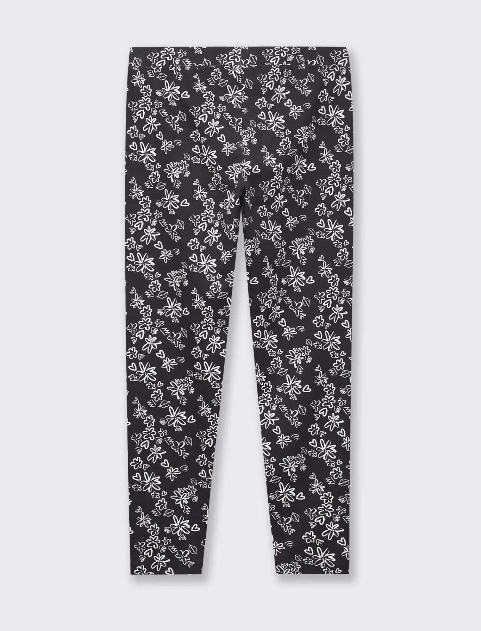 Piazza Italia Bambina | Leggings E Jogger<Leggings stampato in cotone elasticizzato da bambina, vestibilità slim -