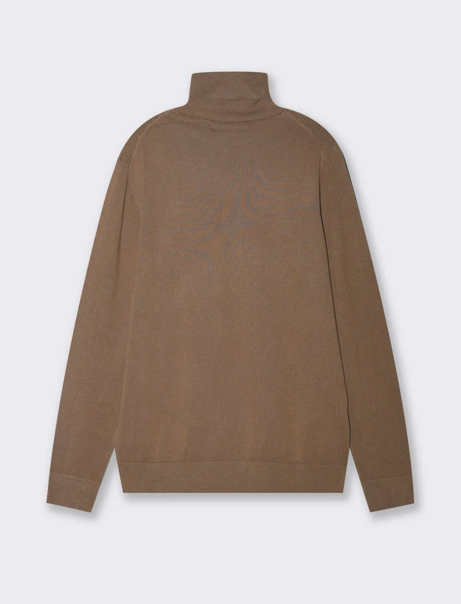 Uomo Piazza Italia Uomo | Maglieria<Maglia a collo alto lavorazione jacquard slim fit - fango