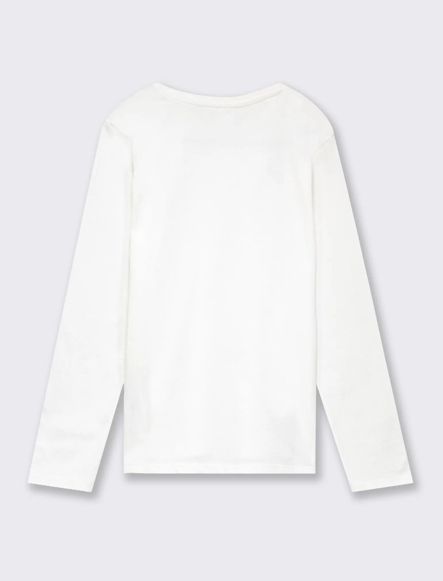 Piazza Italia Bambina | T-Shirt E Top<Maglia a manica lunga in cotone con applicazioni strass - sporco