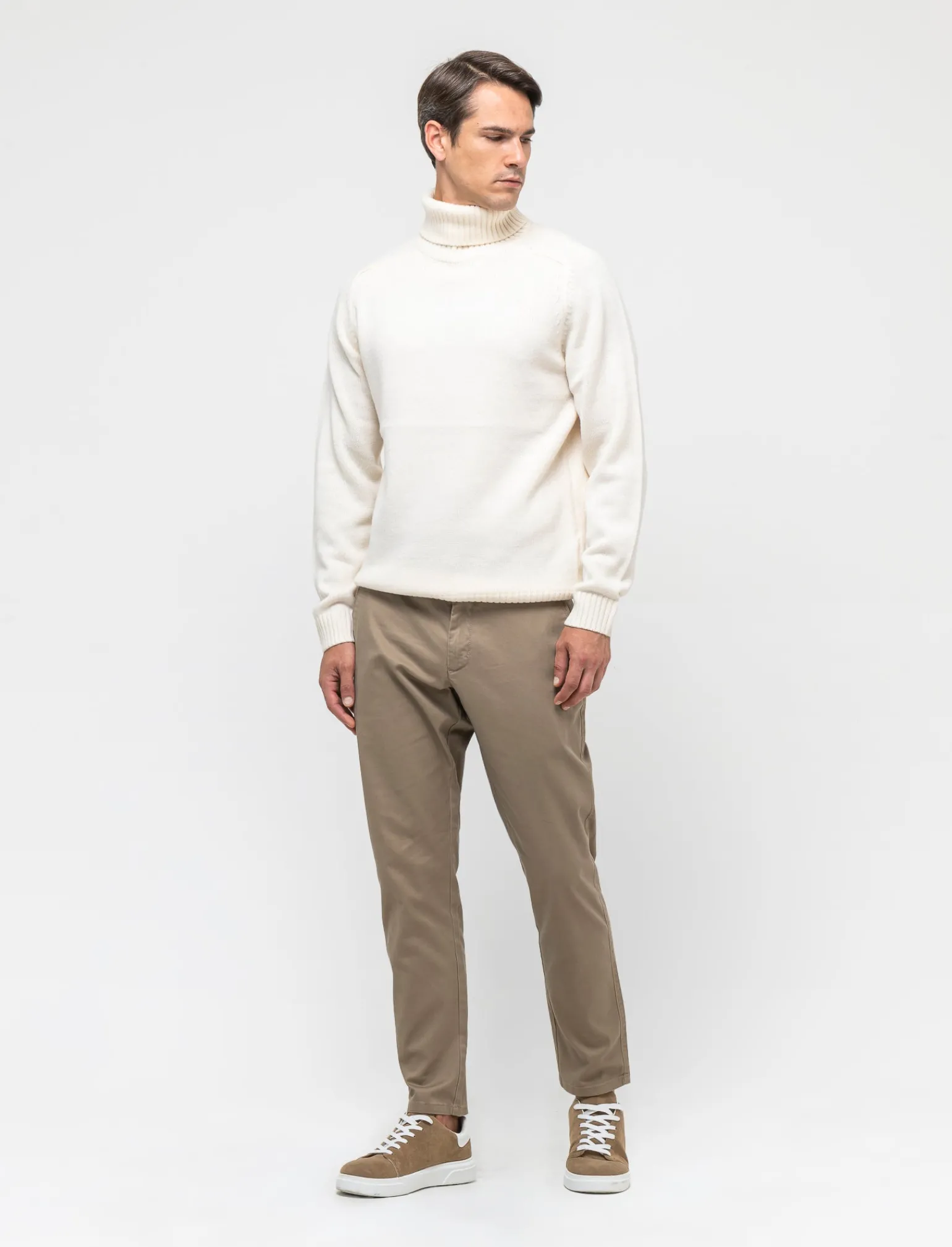 Uomo Piazza Italia Maglieria<Maglia cardigan collo sciallato regular fit - ecru