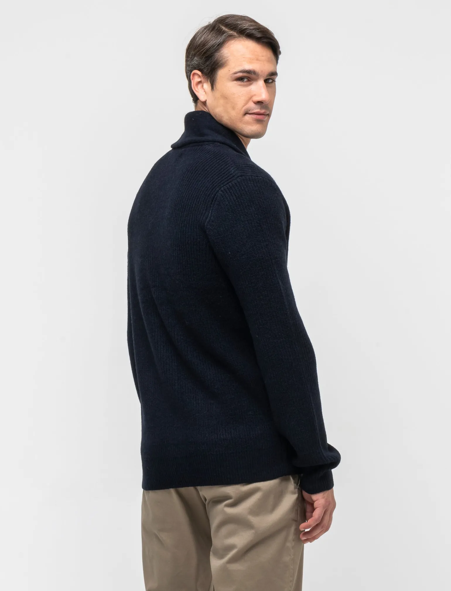 Uomo Piazza Italia Uomo | Maglieria<Maglia cardigan lavorazione jacquard a canestro regular fit -