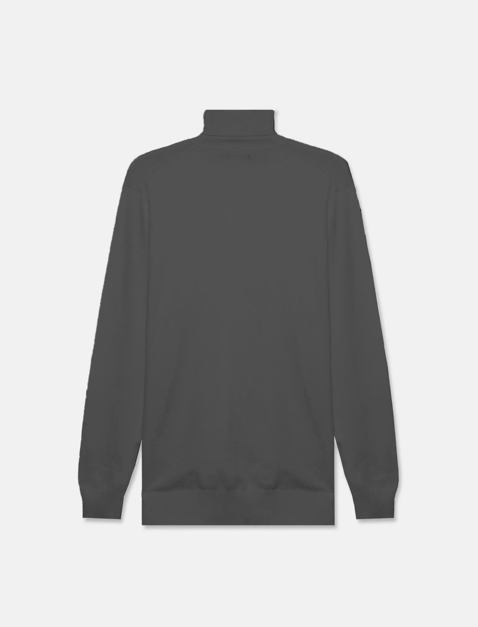 Uomo Piazza Italia Maglieria<Maglia collo alto in misto viscosa premium regular fit - Antracite melange