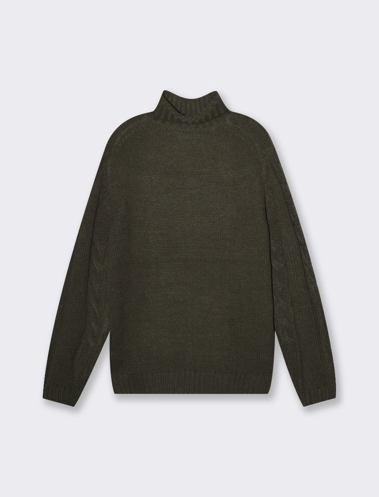Uomo Piazza Italia Maglieria<Maglia collo alto lavorazione jacquard a trecce regular fit -