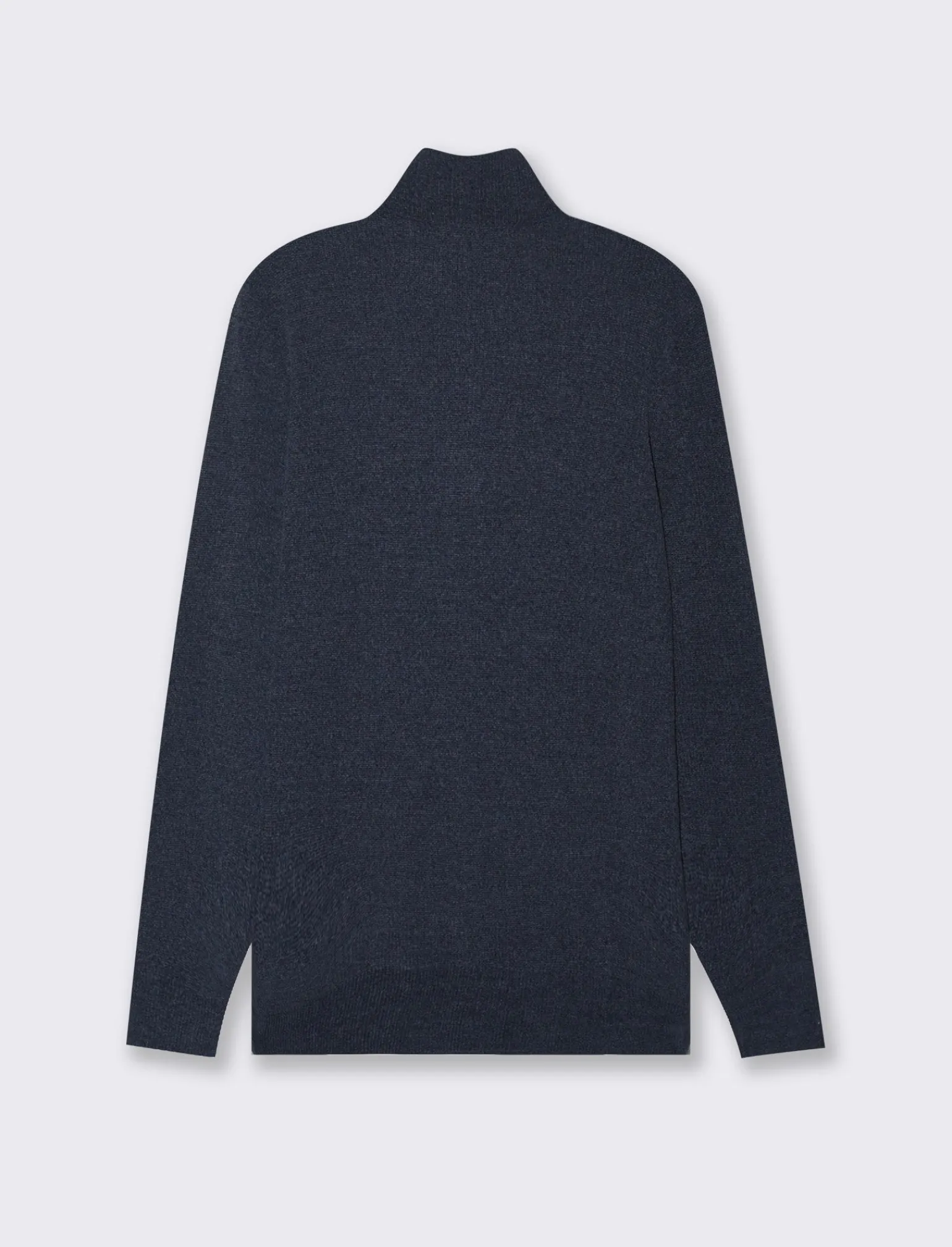 Uomo Piazza Italia Maglieria<Maglia collo alto zip in ciniglia a coste regular fit -