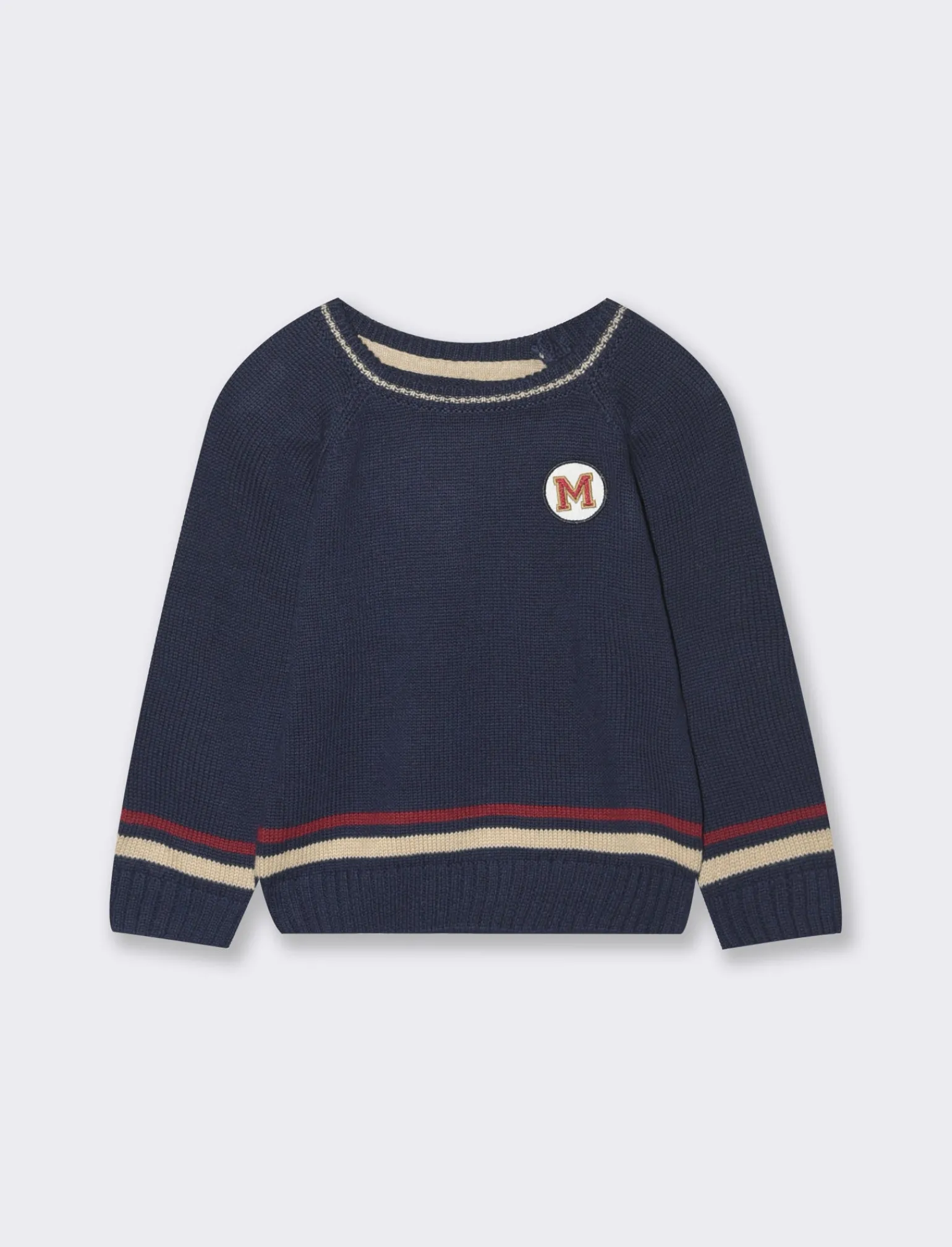 Piazza Italia Neonato | Maglieria<Maglia con righe jacquard e patch -