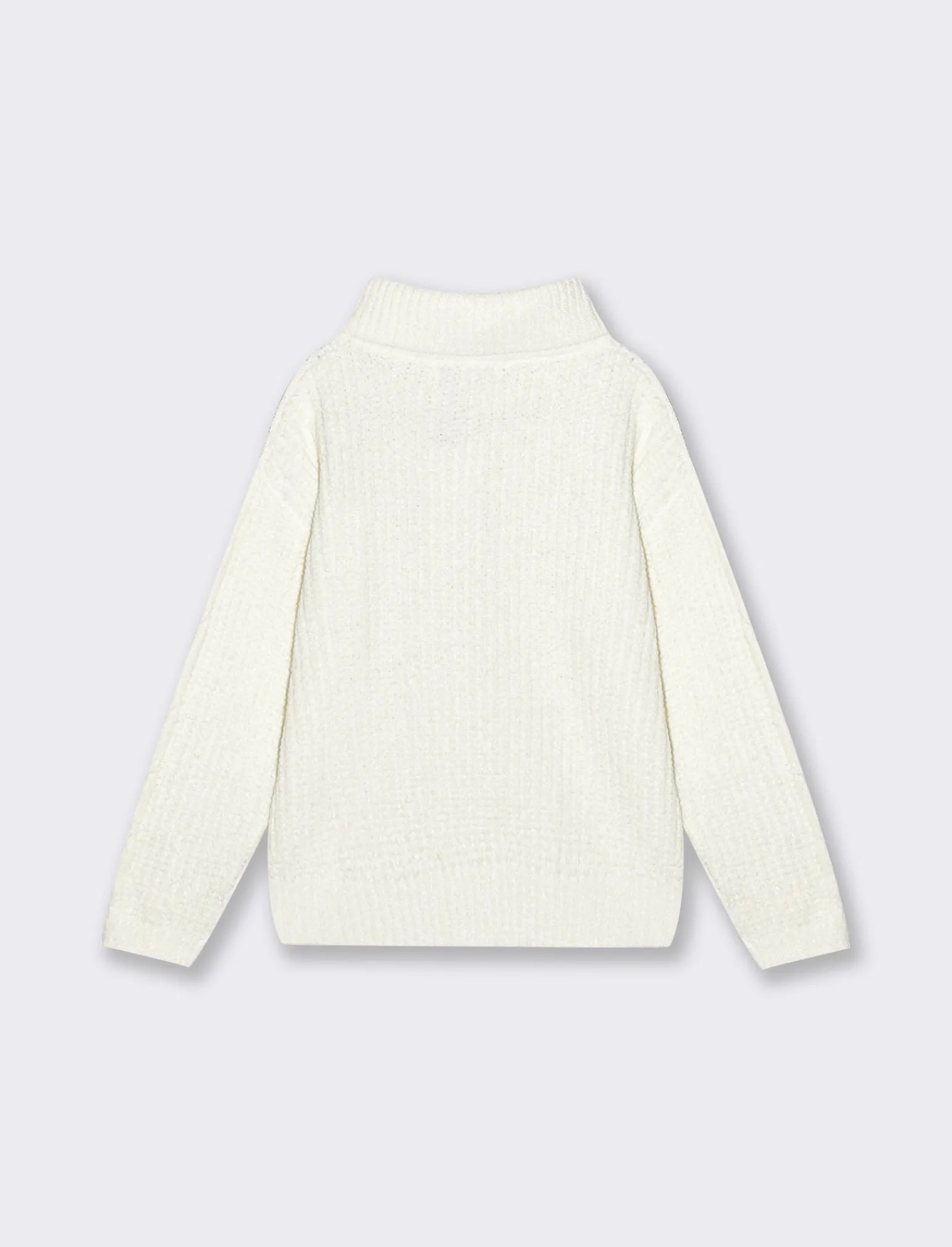 Piazza Italia Bambina | Maglieria<Maglia da bambina a collo alto e vestibilità ampia - sporco