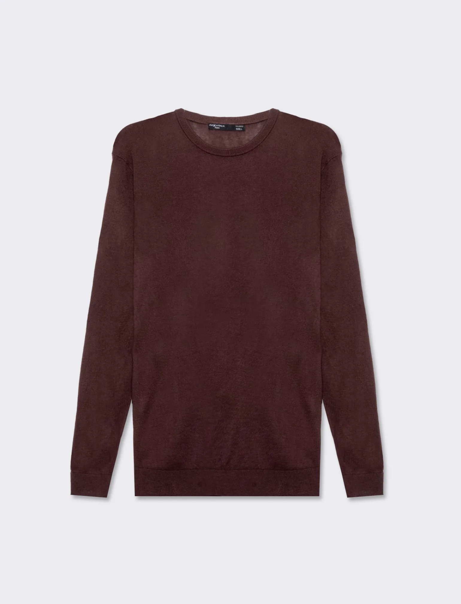 Uomo Piazza Italia Maglieria<Maglia girocollo basic regular fit - Bordeaux