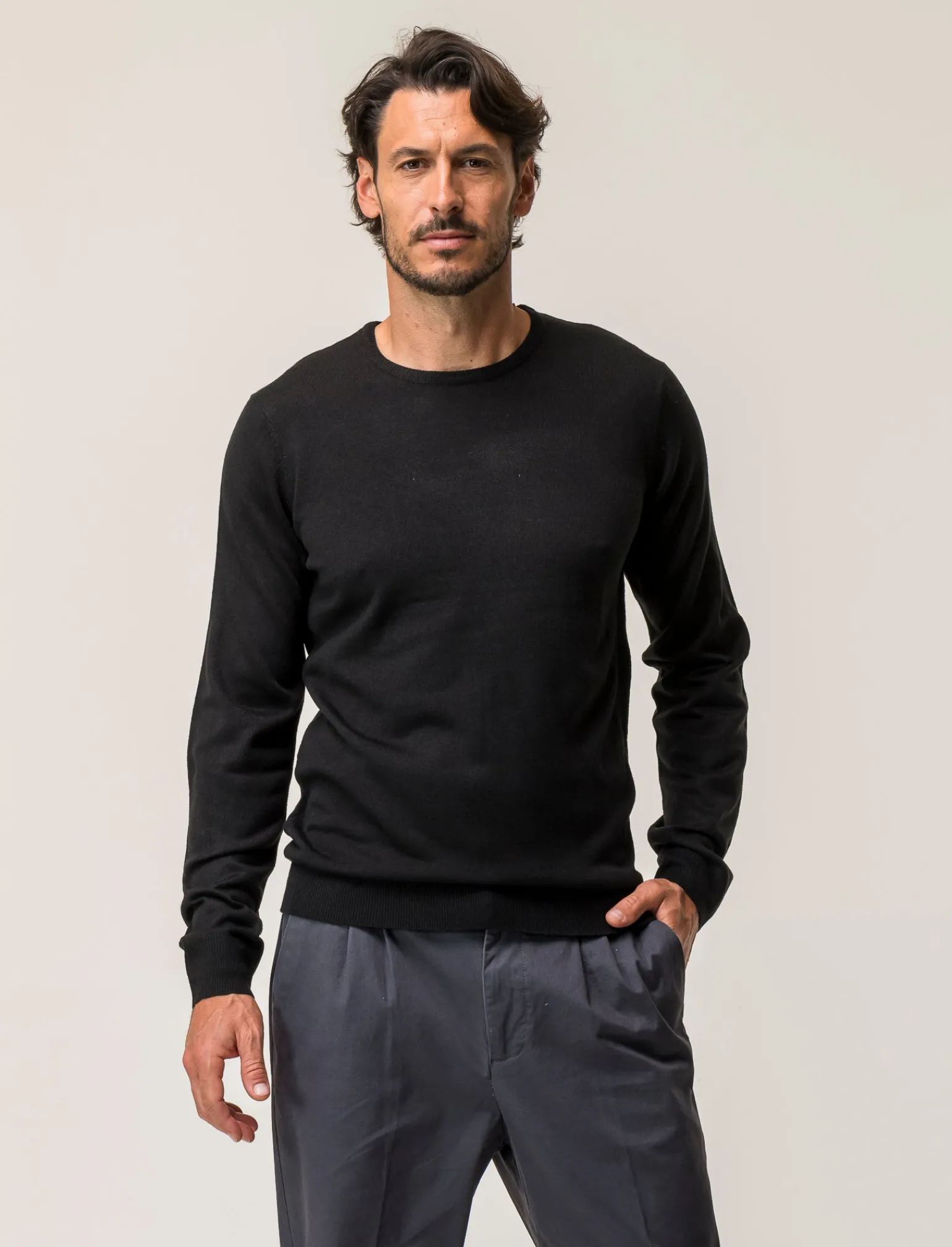 Uomo Piazza Italia Maglieria<Maglia girocollo basic regular fit -