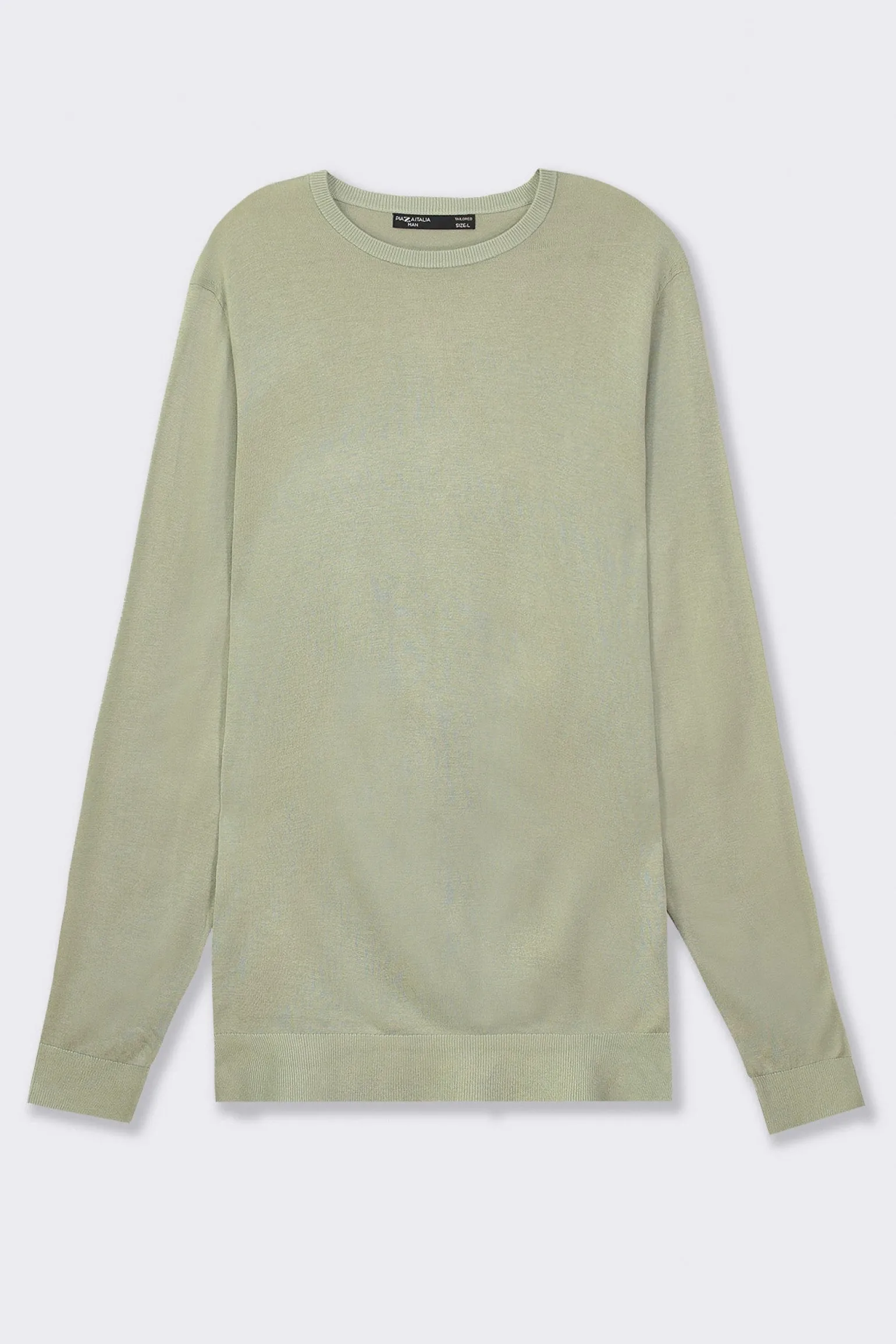 Uomo Piazza Italia Uomo | Maglieria<Maglia girocollo con filato effetto cachemere -