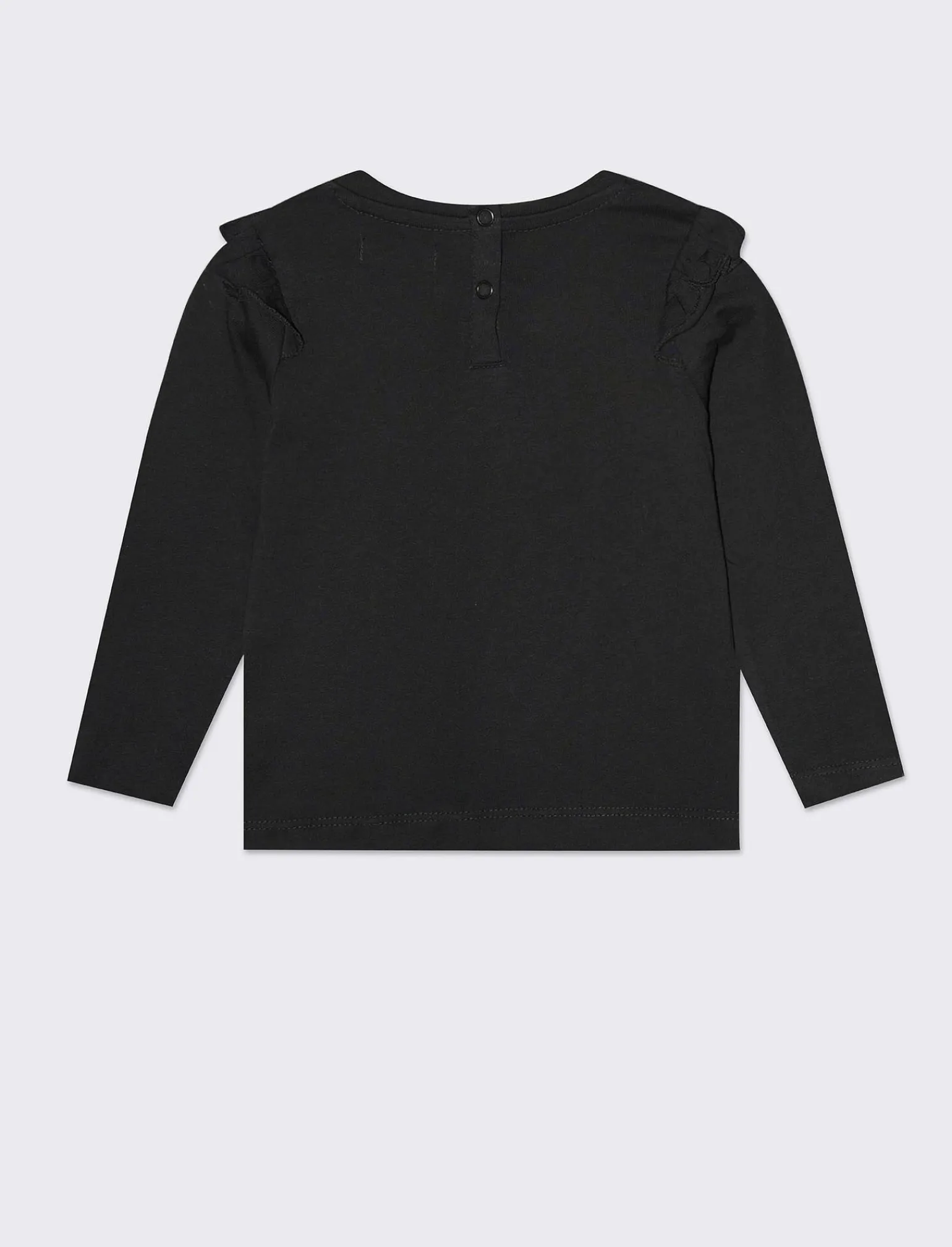 Piazza Italia Neonata<Maglia girocollo con inserti alle spalle e stampa frontale -