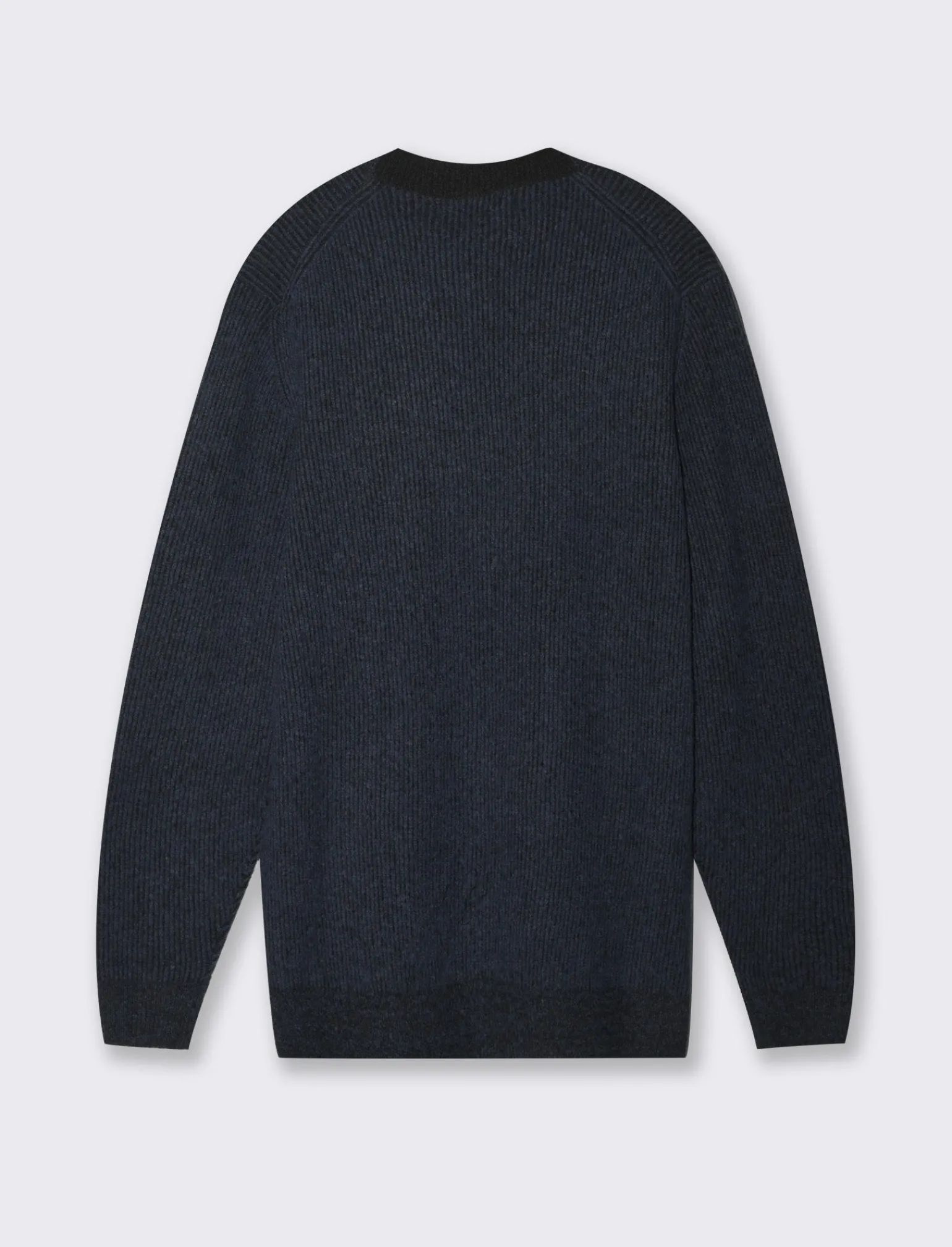 Uomo Piazza Italia Maglieria<Maglia girocollo effetto lana regular fit con lavorazione a coste - Avion