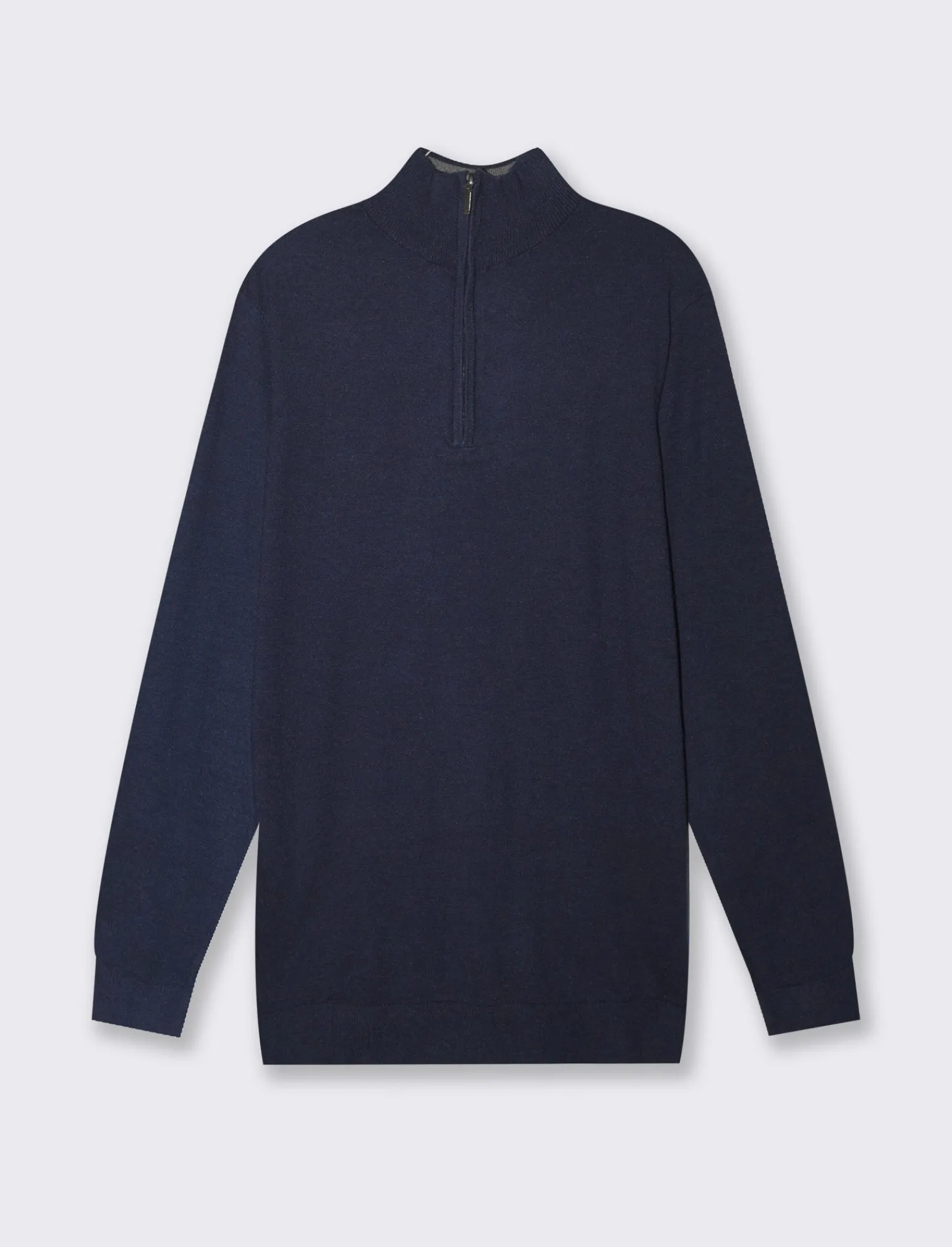 Uomo Piazza Italia Maglieria<Maglia girocollo filato premium regular fit con toppe effetto suede -