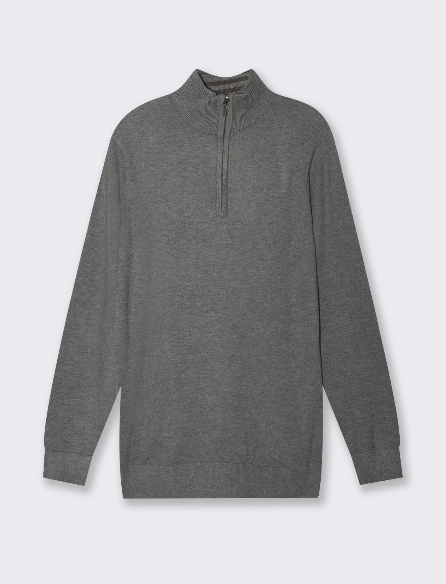 Uomo Piazza Italia Maglieria<Maglia girocollo filato premium regular fit con toppe effetto suede - mel.