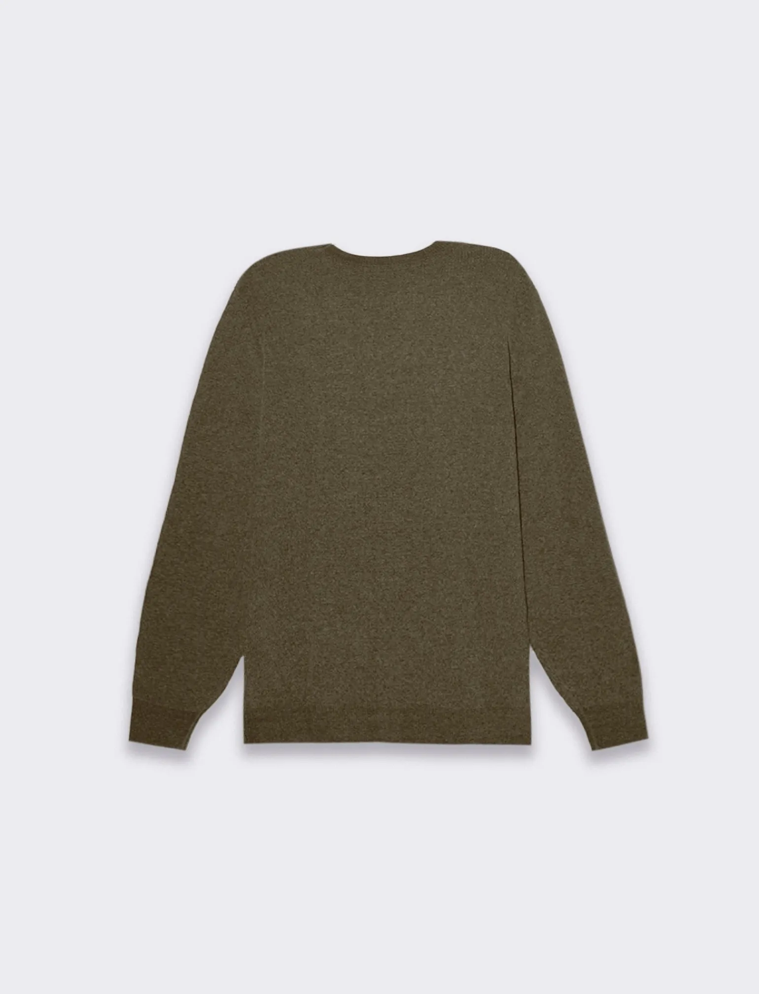Uomo Piazza Italia Maglieria<Maglia girocollo in ciniglia a coste, regular fit - kaki