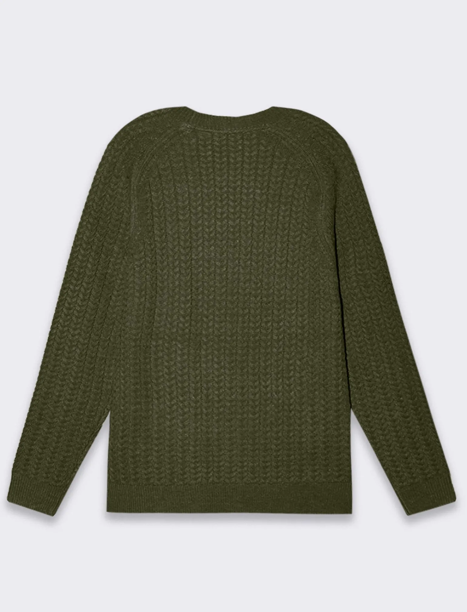 Uomo Piazza Italia Maglieria<Maglia girocollo lavorazione jacquard a trecce regular fit -