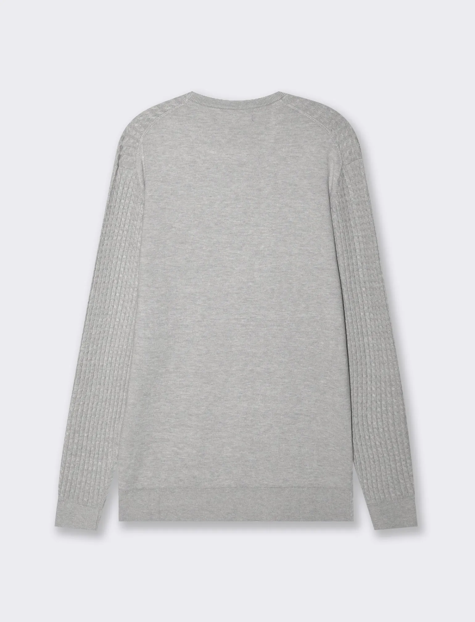 Uomo Piazza Italia Uomo | Maglieria<Maglia girocollo lavorazione jacquard a treccine regular fit - mel.